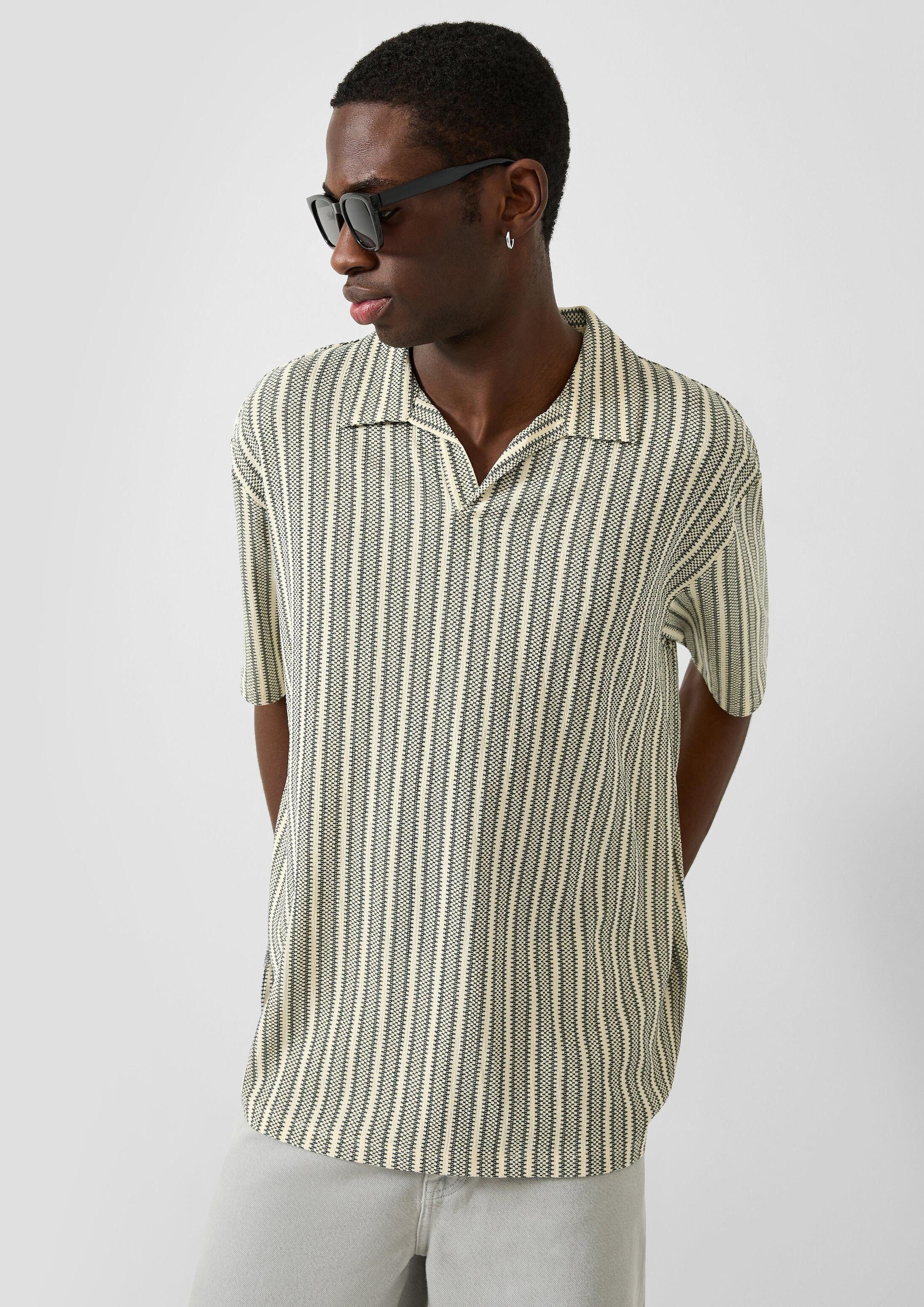 QS Kurzarmshirt Polo-Shirt Polo-Shirt