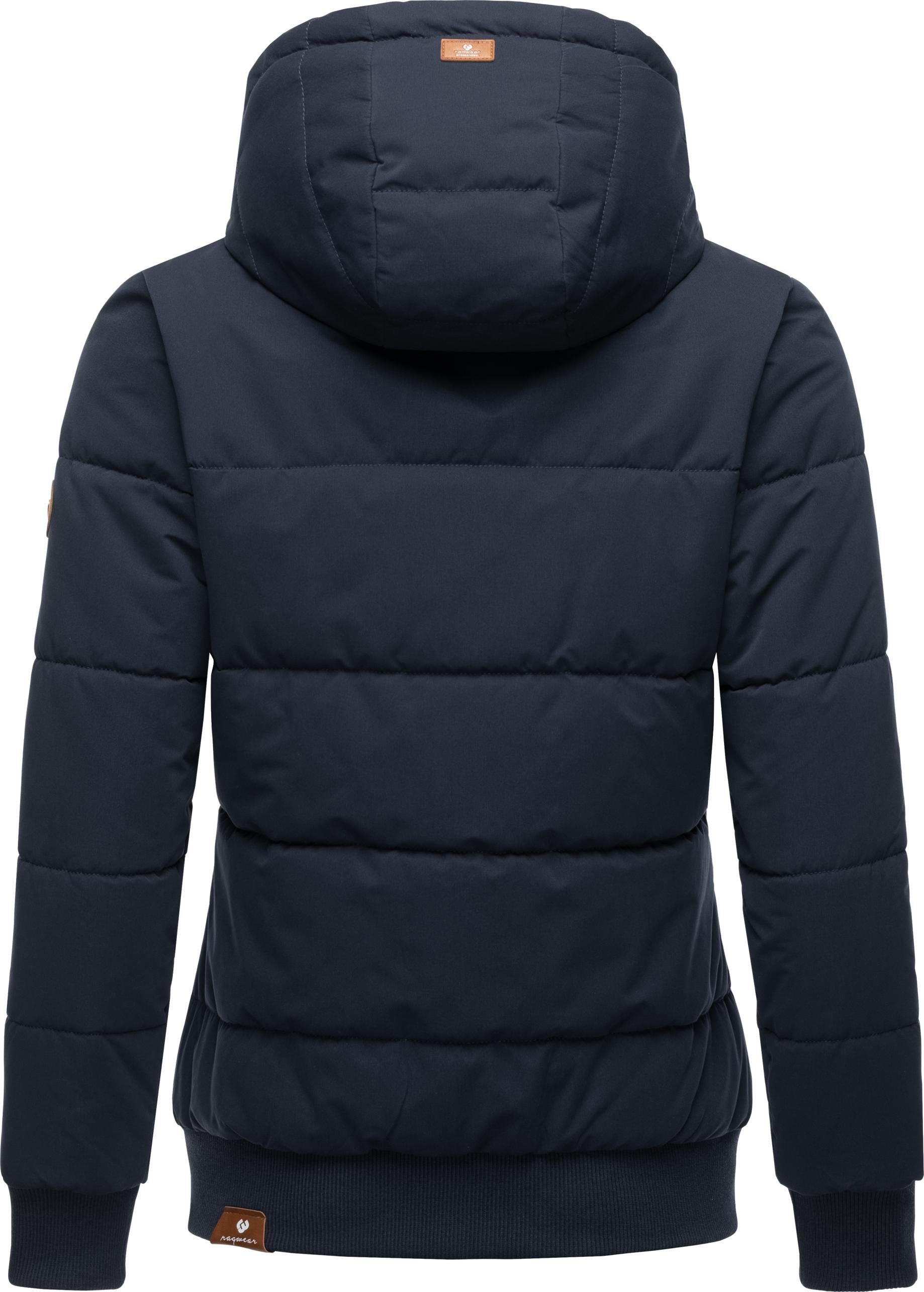 Ragwear Steppjacke Nuggys Solid stylische und taillierte Winterjacke