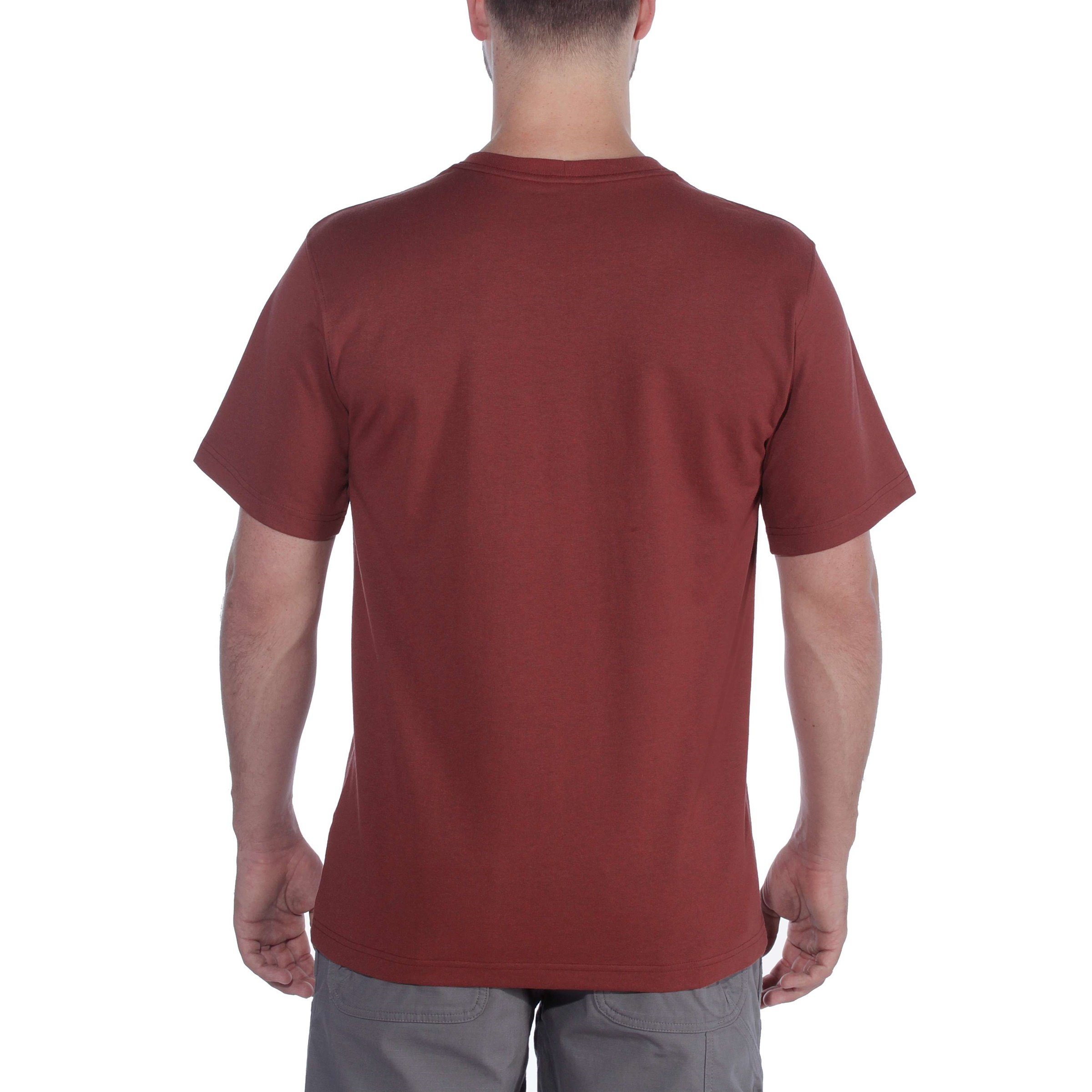 dark heather Short-Sleeve T-Shirt T-Shirt Fit Carhartt Graphic Herren Adult Logo Carhartt Relaxed cobalt Heavyweight blue