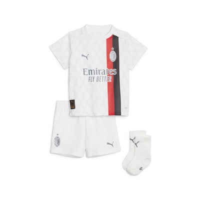 PUMA Trainingsanzug AC Milan 23/24 Auswärtstrikot Klein Jugendliche