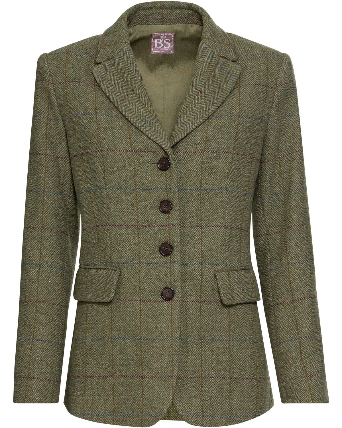 Brigitte von Schönfels Jackenblazer Essential Longblazer in Tweed-Optik