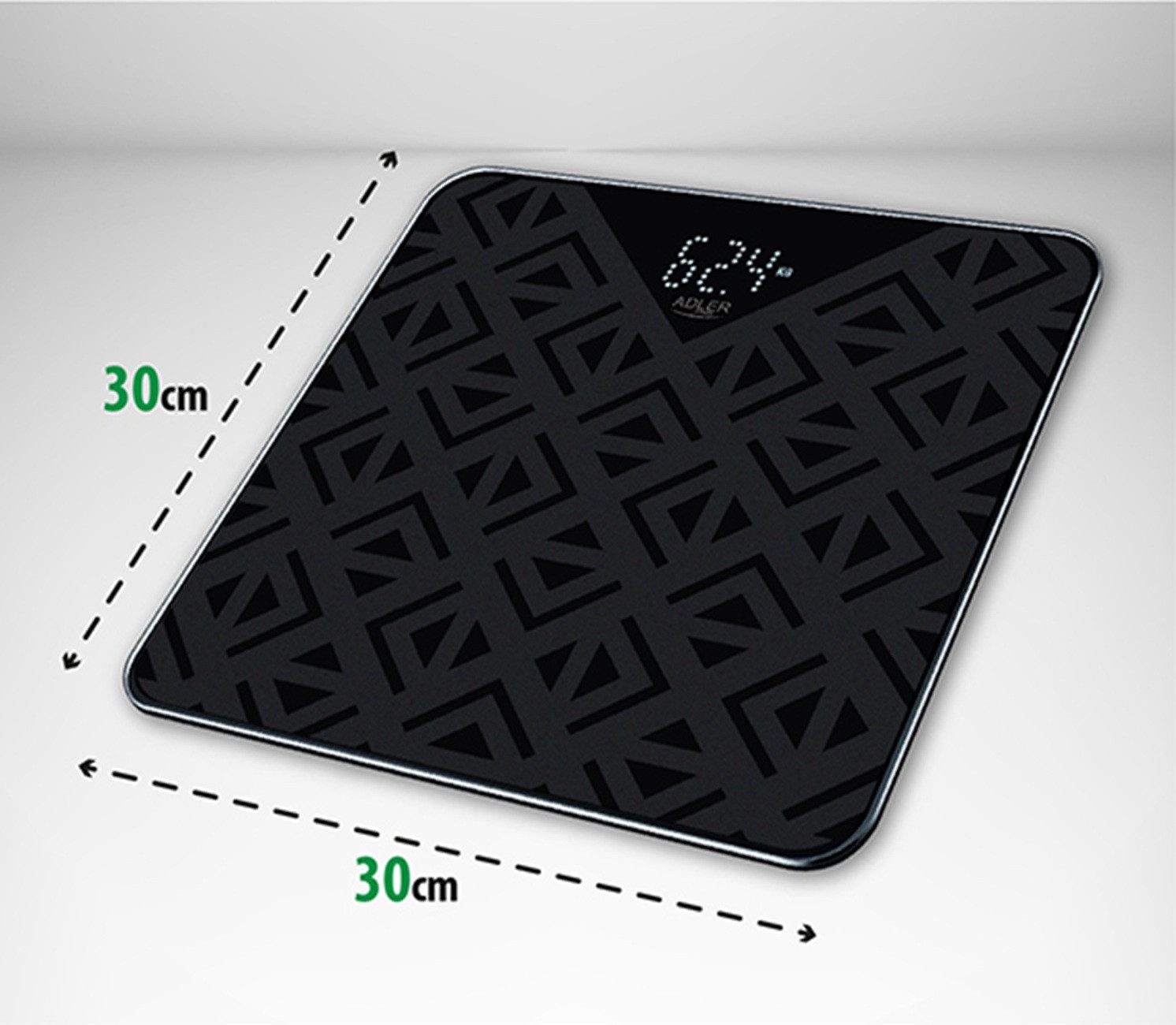 Adler Personenwaage AD 8170 Digitale Personenwaage bis 180 kg, LED-Display, 1-tlg.