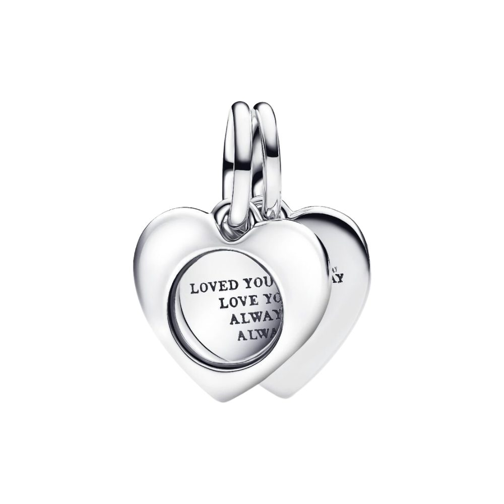 Pandora Charm Herz 793671C00, Herz, Liebe, Lupe, Glas