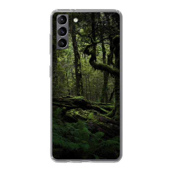 MuchoWow Handyhülle Dunkler märchenhafter Dschungel Phone Case Handyhülle Samsung Galaxy S21 Plus Silikon Schutzhülle