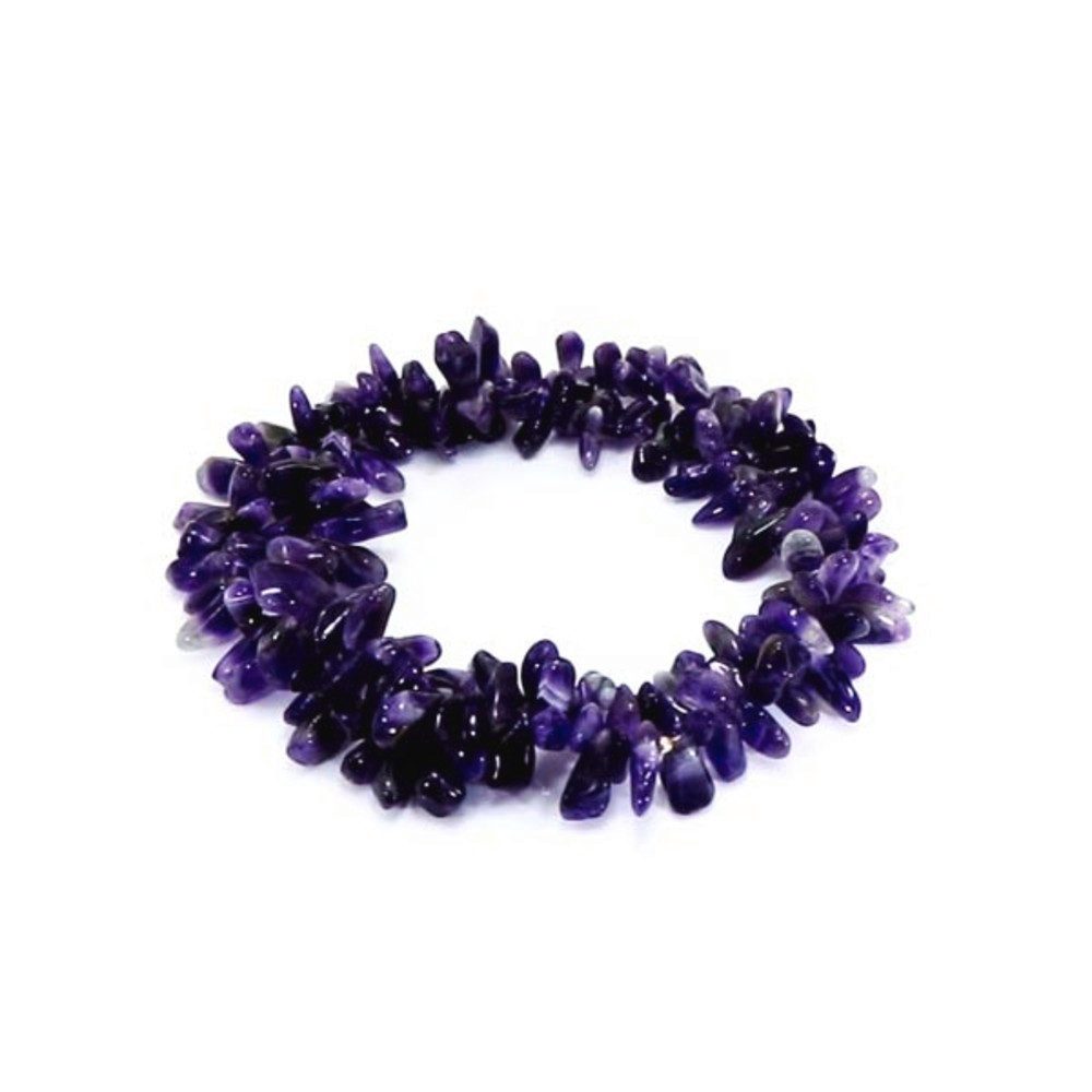 Cavill Silberkette Cavill vergoldete Amethyst Halskette 70 cm, 7,08 ct lila Perlen (1-tlg)