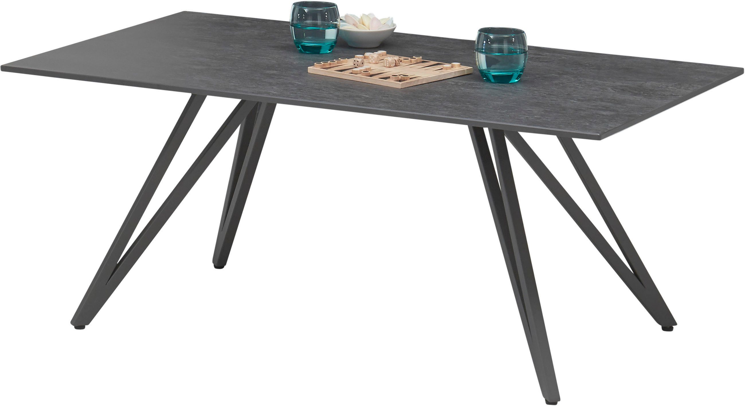 Stolkom Sp.z.o.o. Couchtisch Jesse, 110 cm breit Keramik Anthrazit