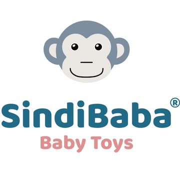 SindiBaba Kinderwagenkette SindiBaba Gehäkelte Kinderwagenkette Rassel Piraten Maus Blau, Rassel