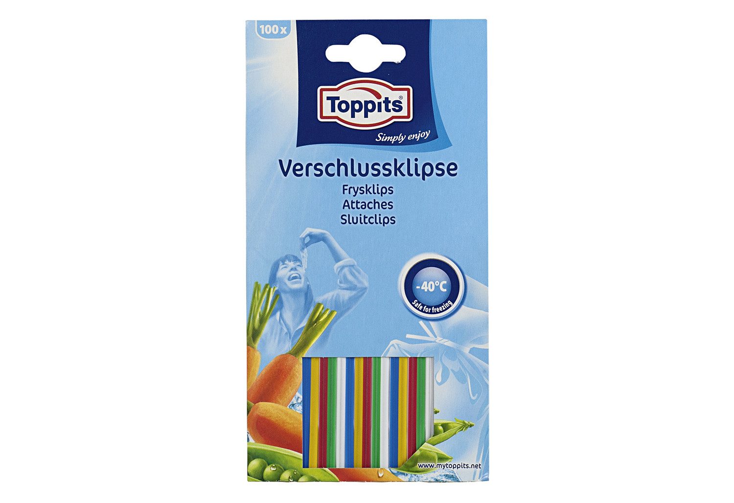 Melitta Verschlussklammer Toppits Verschlussclips