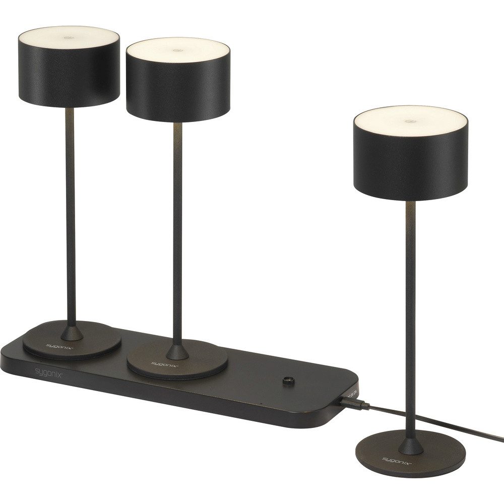 Sygonix Tischleuchte Sygonix 3er Set SY-6627262 LED-Tischlampe LED 5.5 W Sc günstig online kaufen