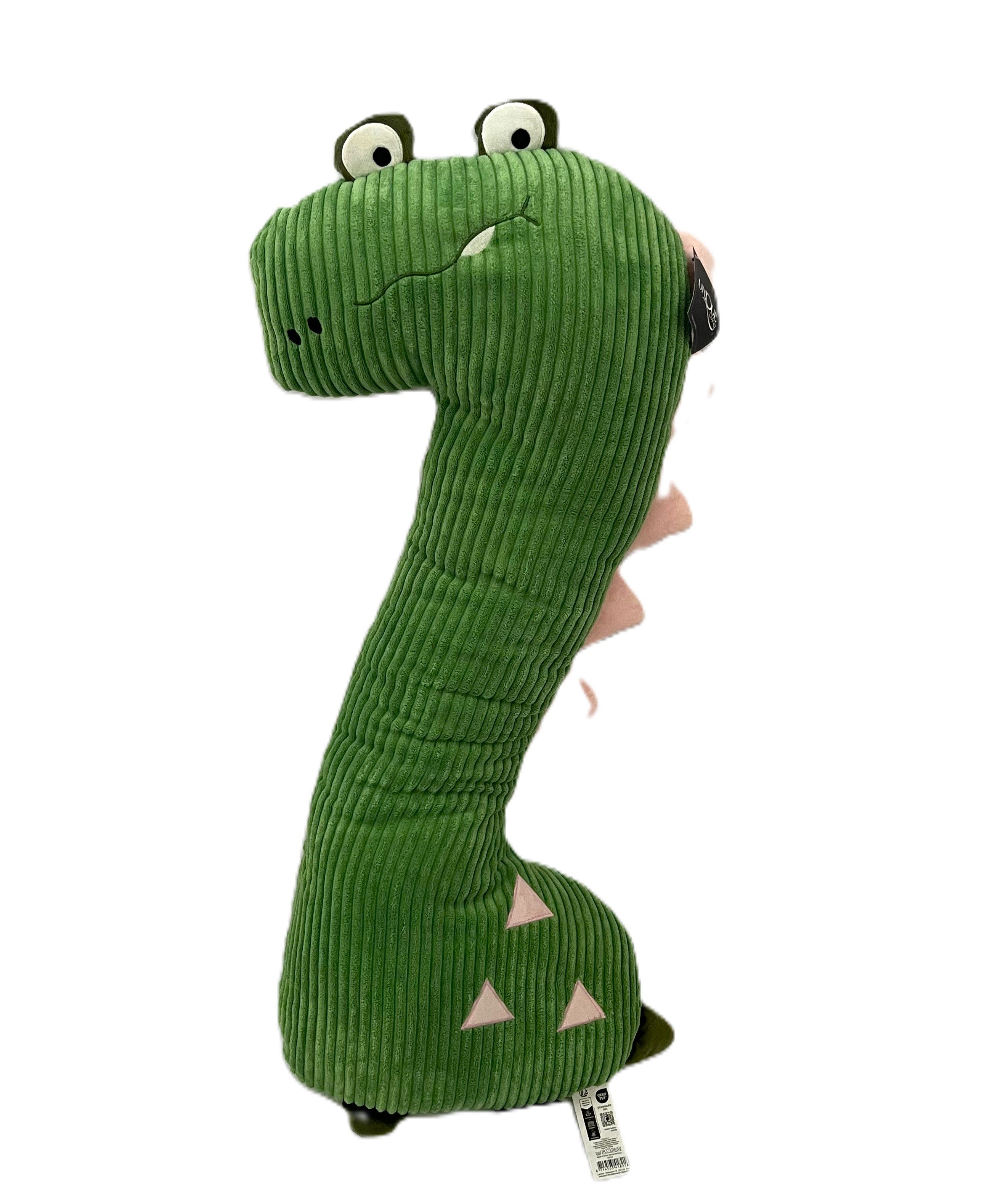 UNIQUE Living Dekokissen Kissen Kinder Seitenkissen Nessie Grün XL 100 cm, Groß