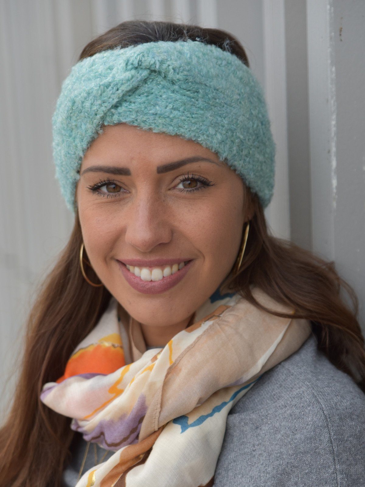 styleBREAKER Stirnband Strick Stirnband Bouclé Optik günstig online kaufen