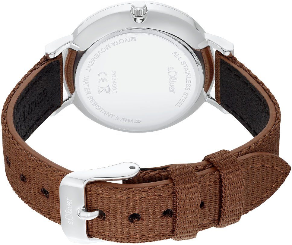 s.Oliver Quarzuhr 2034595, Armbanduhr, Damenuhr, analog günstig online kaufen
