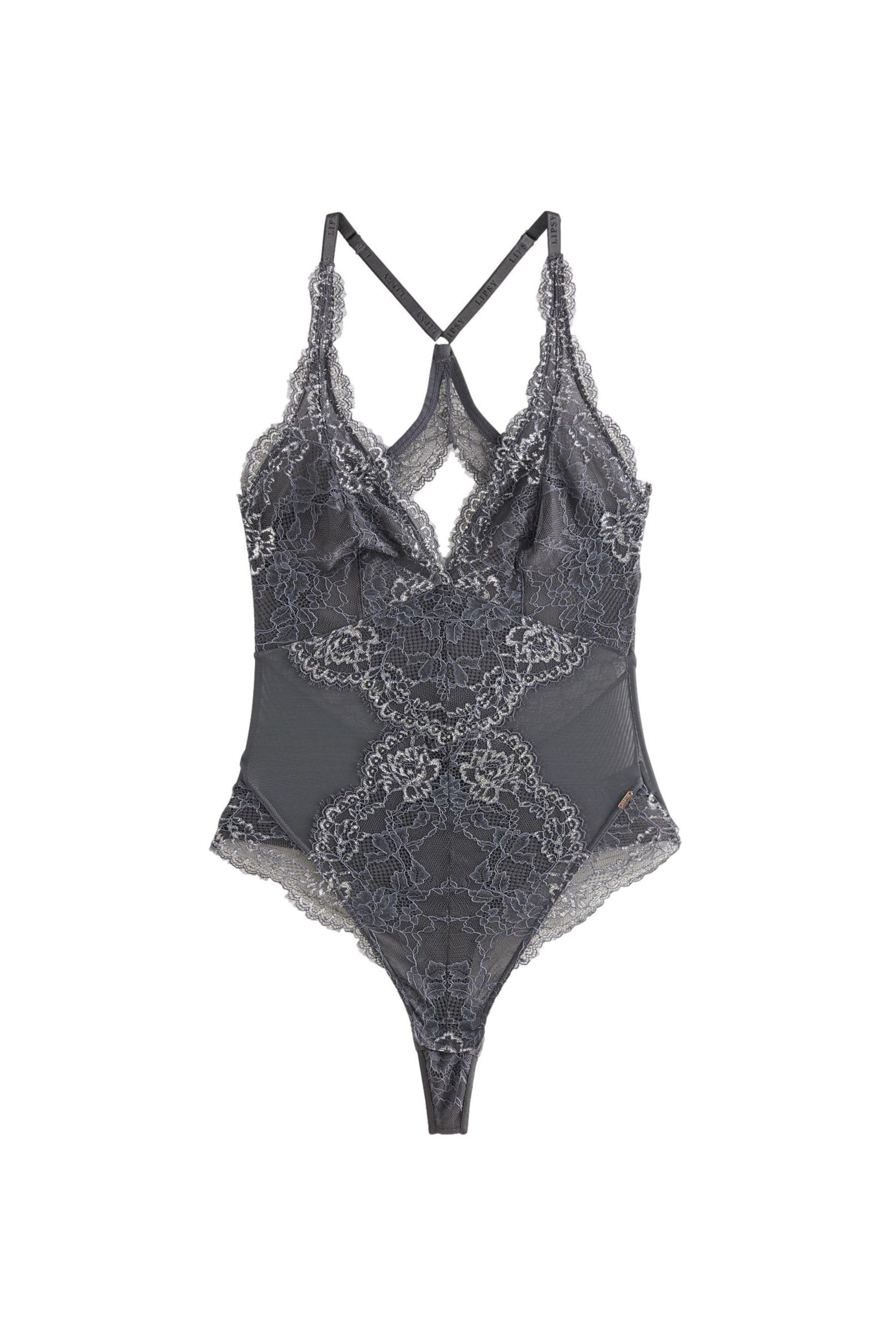 LIPSY Body Lipsy Body mit Spitze, tiefem Ausschnitt (1-tlg)