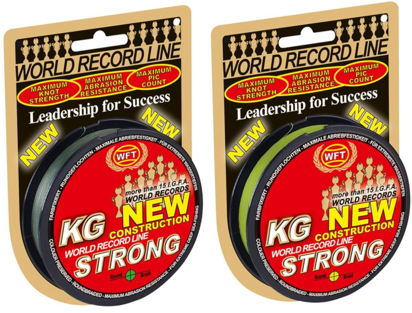 WFT Angelschnur WFT KG STRONG Schnur 150m 0,08mm 10kg, (150-St) – Bild 2 von 2