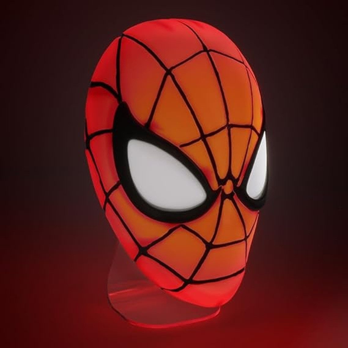 Paladone Dekolicht Spider-Man Maske Lampe, LED fest integriert, Ikonische LED-Leuchte für echte Superhelden-Fans