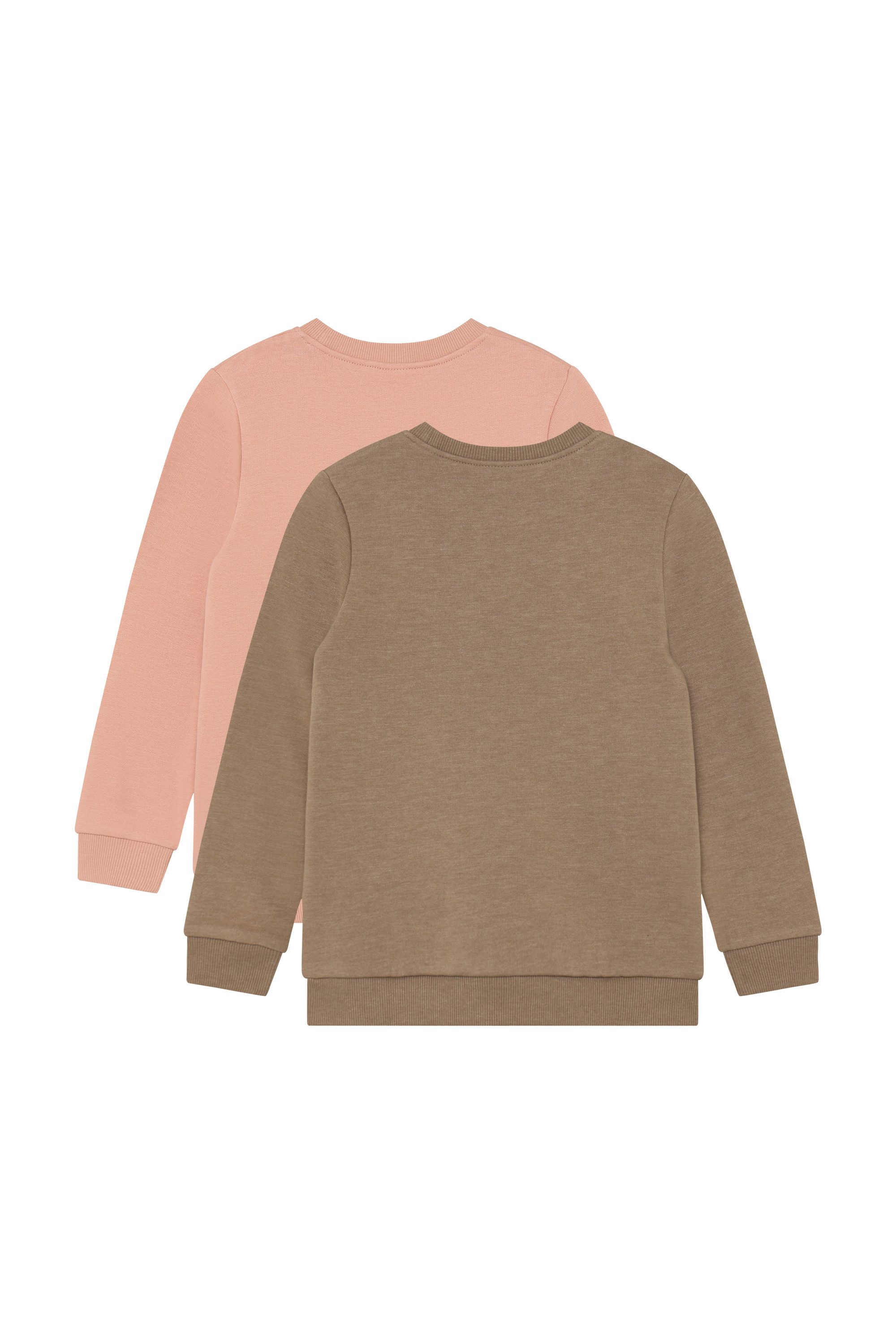 Minymo Sweatshirt MISweatshirt (2-tlg) 2er Pack Kuscheliges Sweatshirt