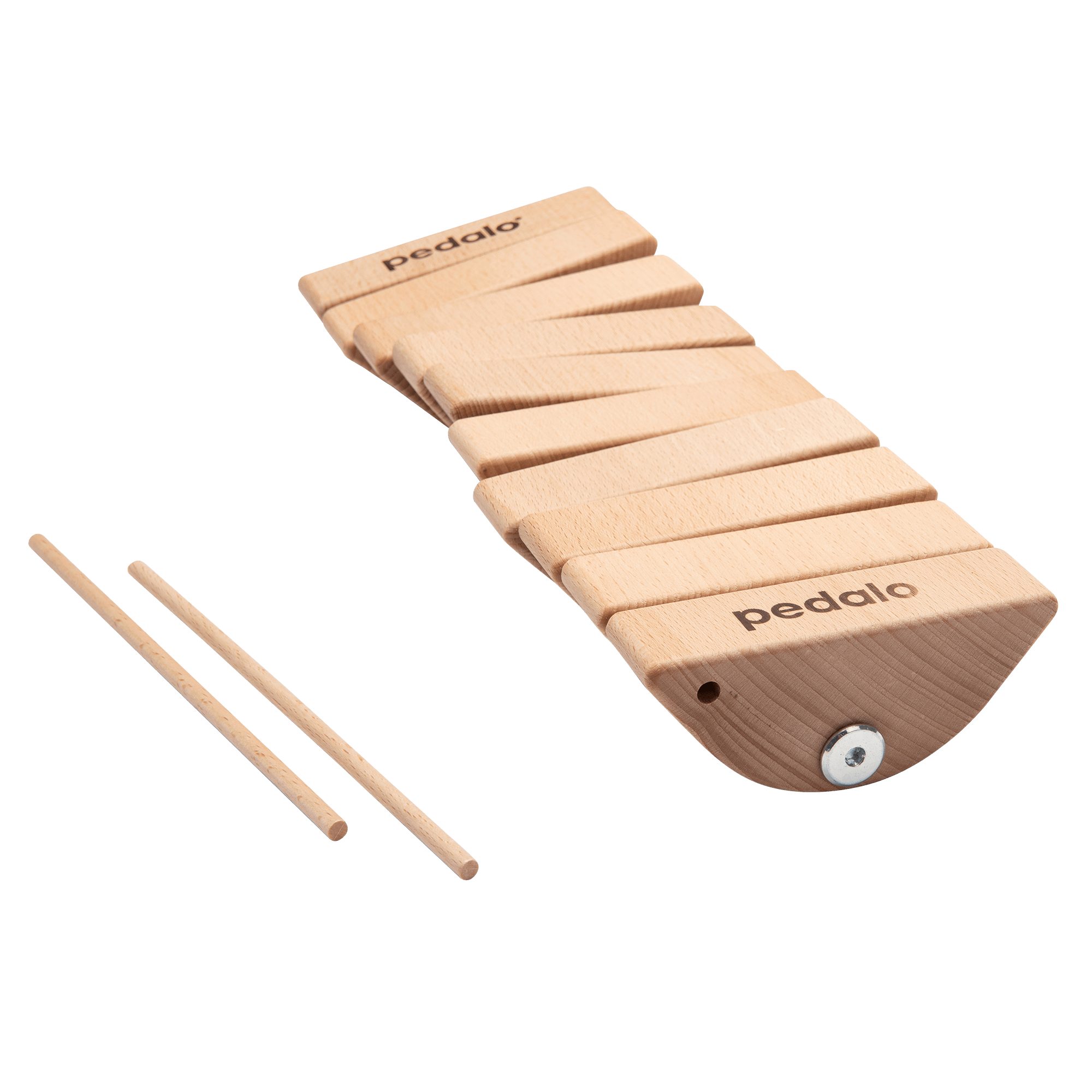 pedalo® Fußtrainer Fuß-Torsionstrainer / Senkfuß, Plattfuß, Spreizfuß, Fußgesundheit (Set, Fußverschraubung), 10 variabel feststellbare Segmente, Training der Fußtorsion