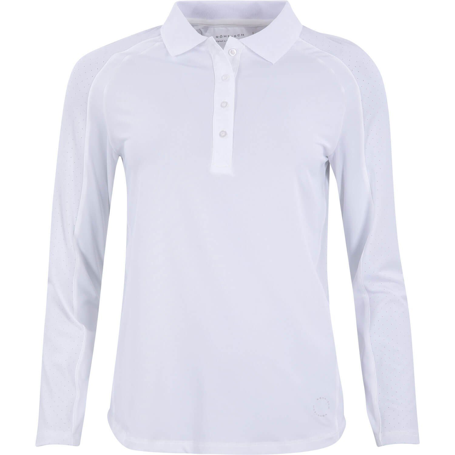 RÖHNISCH Poloshirt Röhnisch Rumi Long Sleeve Polo White