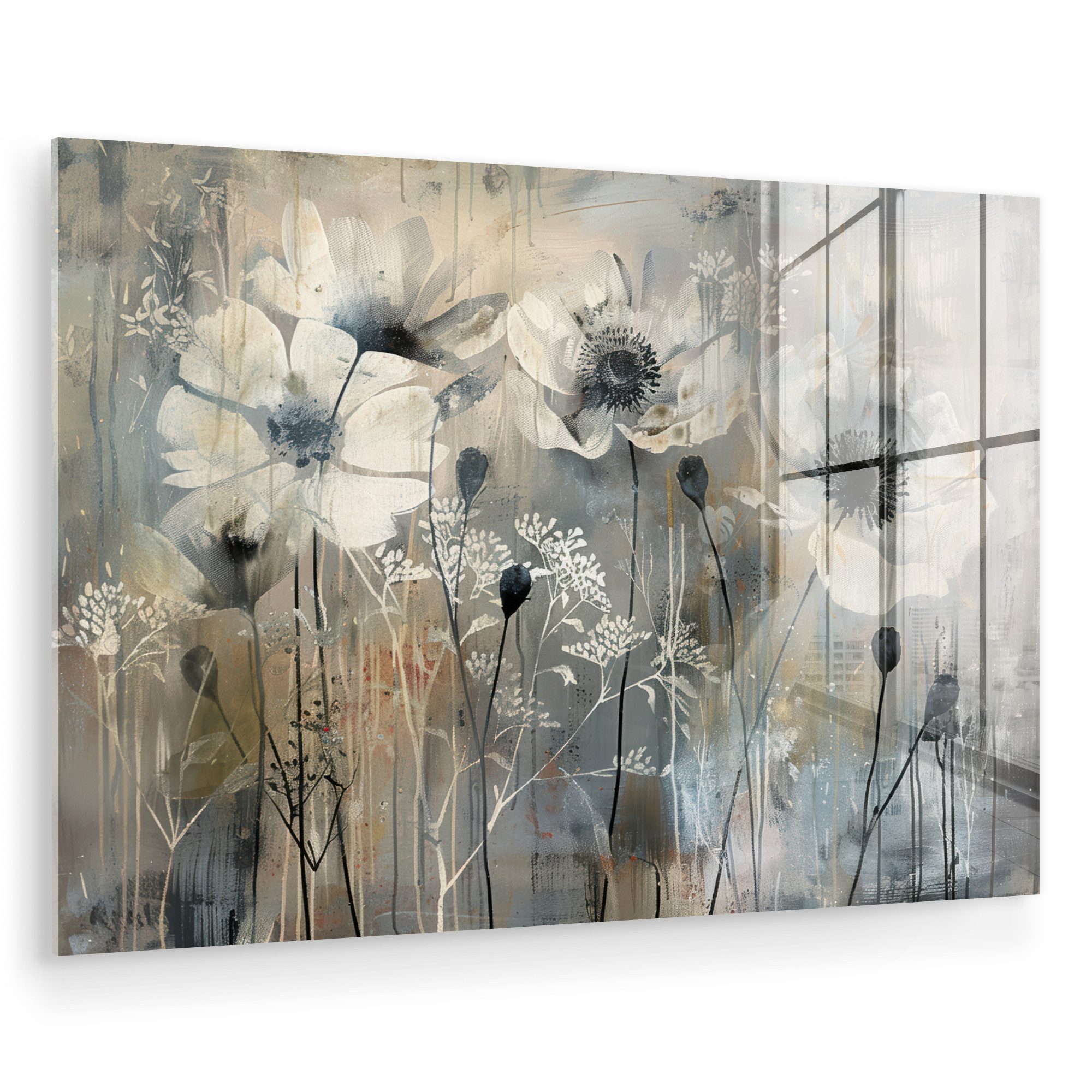MuchoWow Acrylglasbild Blumen - Pflanzen - günstig online kaufen