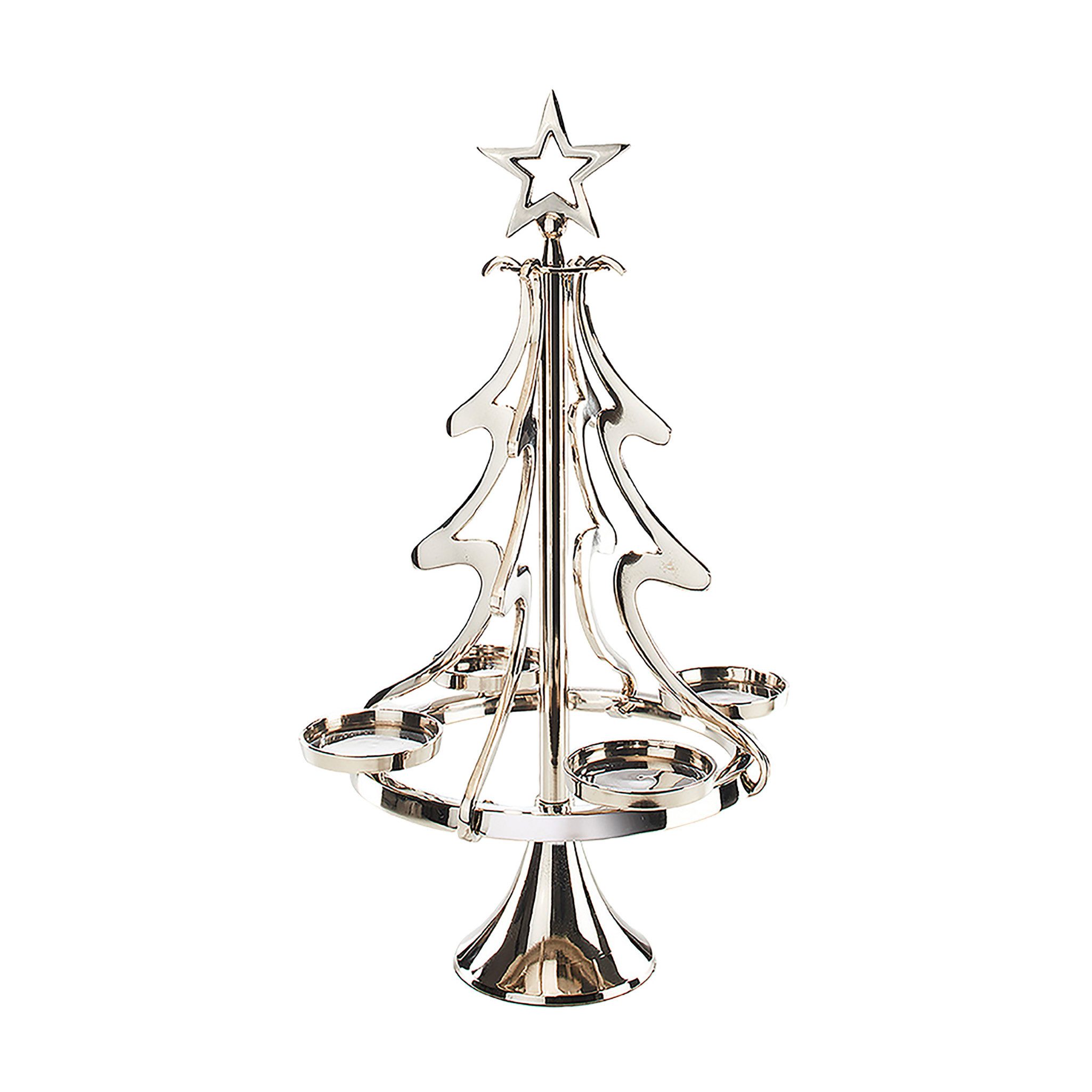 Kobolo Kerzenhalter Kerzenständer Adventskranz XMASTREE, Weihnachtsdeko Adv günstig online kaufen