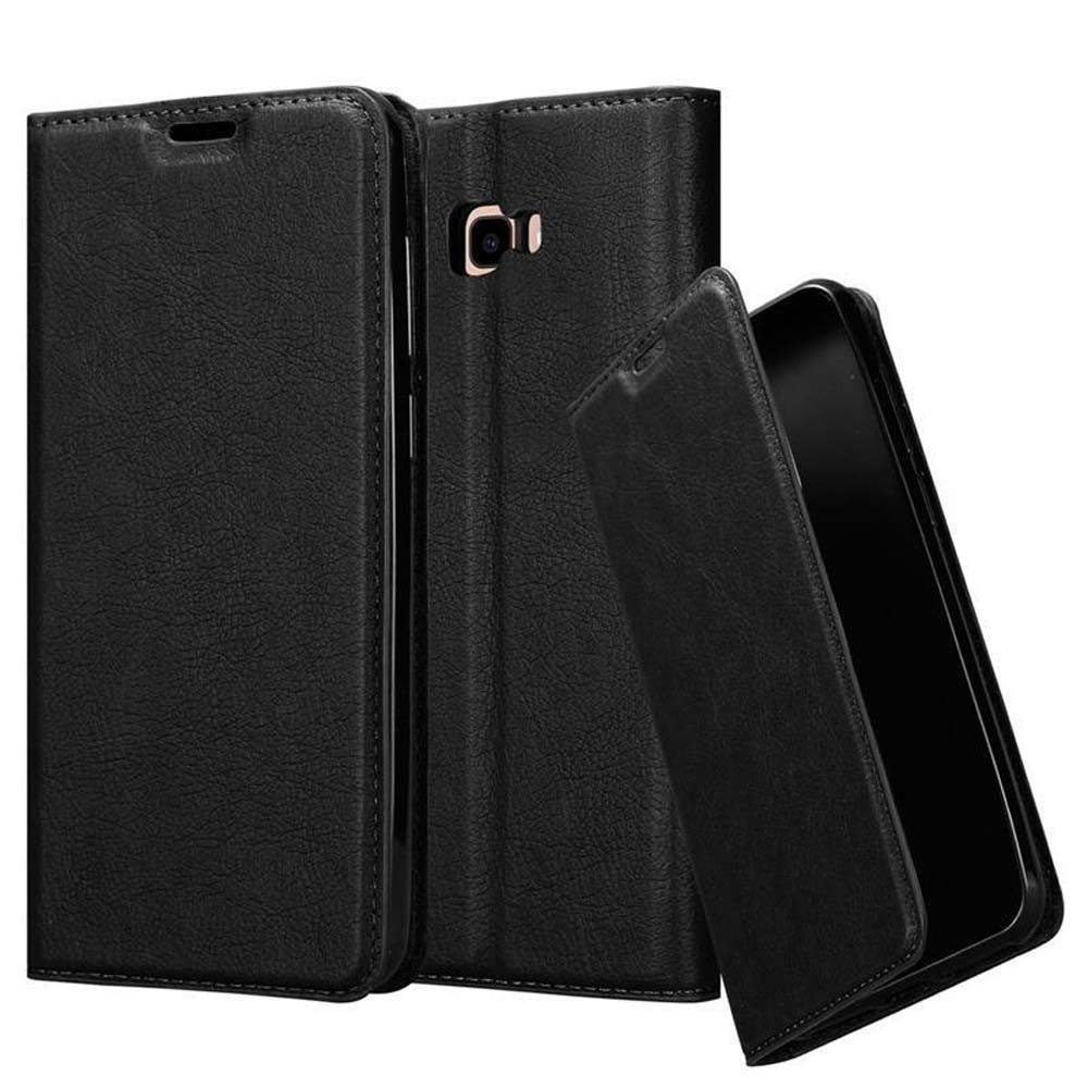 Cadorabo Handyhülle für Samsung Galaxy J4 PLUS Hülle Samsung Galaxy J4 PLUS, Hülle Schutzhülle mit Standfunktion, Magnetverschluss und Kartenfach