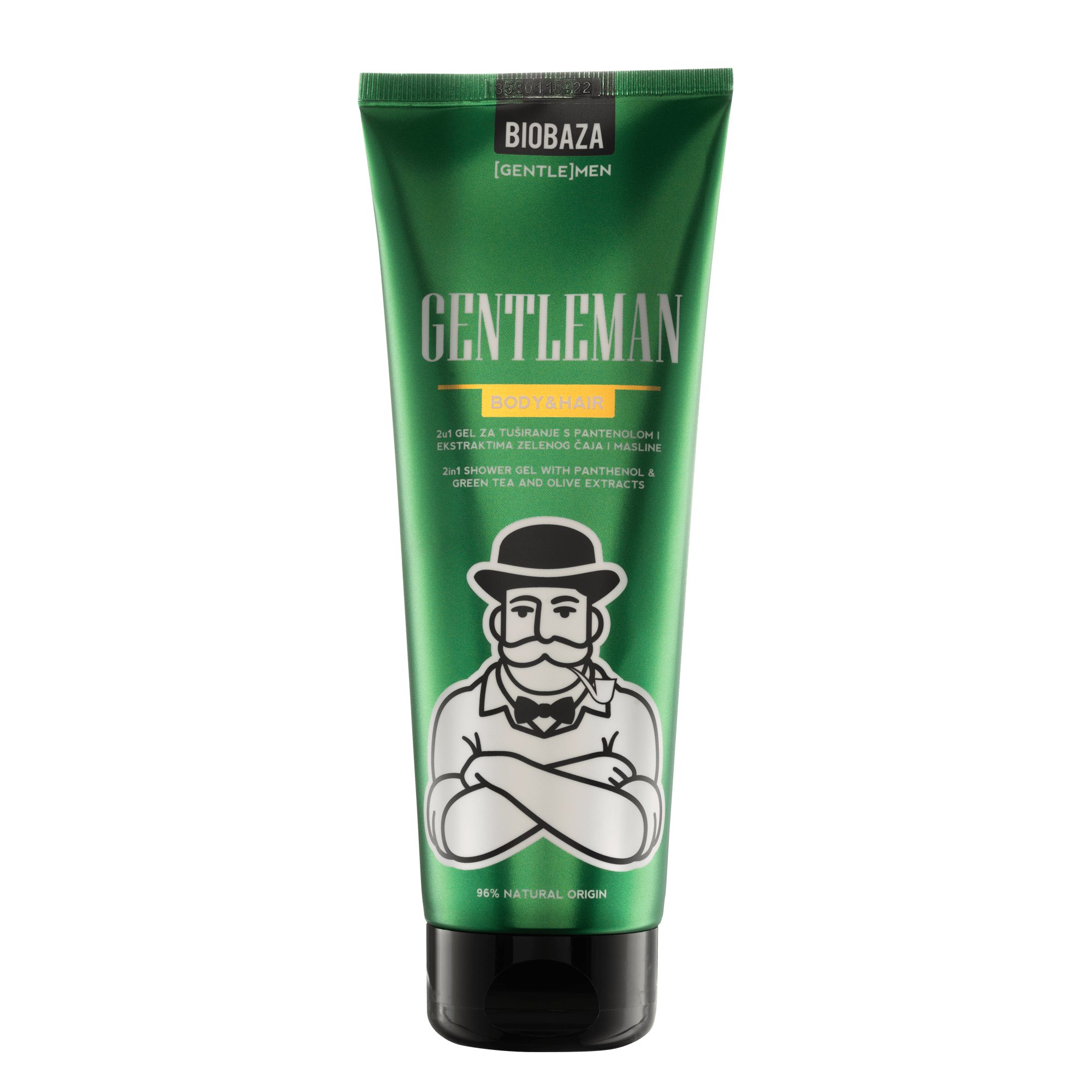 Biobaza Duschgel Biobaza Gentleman 2in1 Duschgel für Körper & Haare