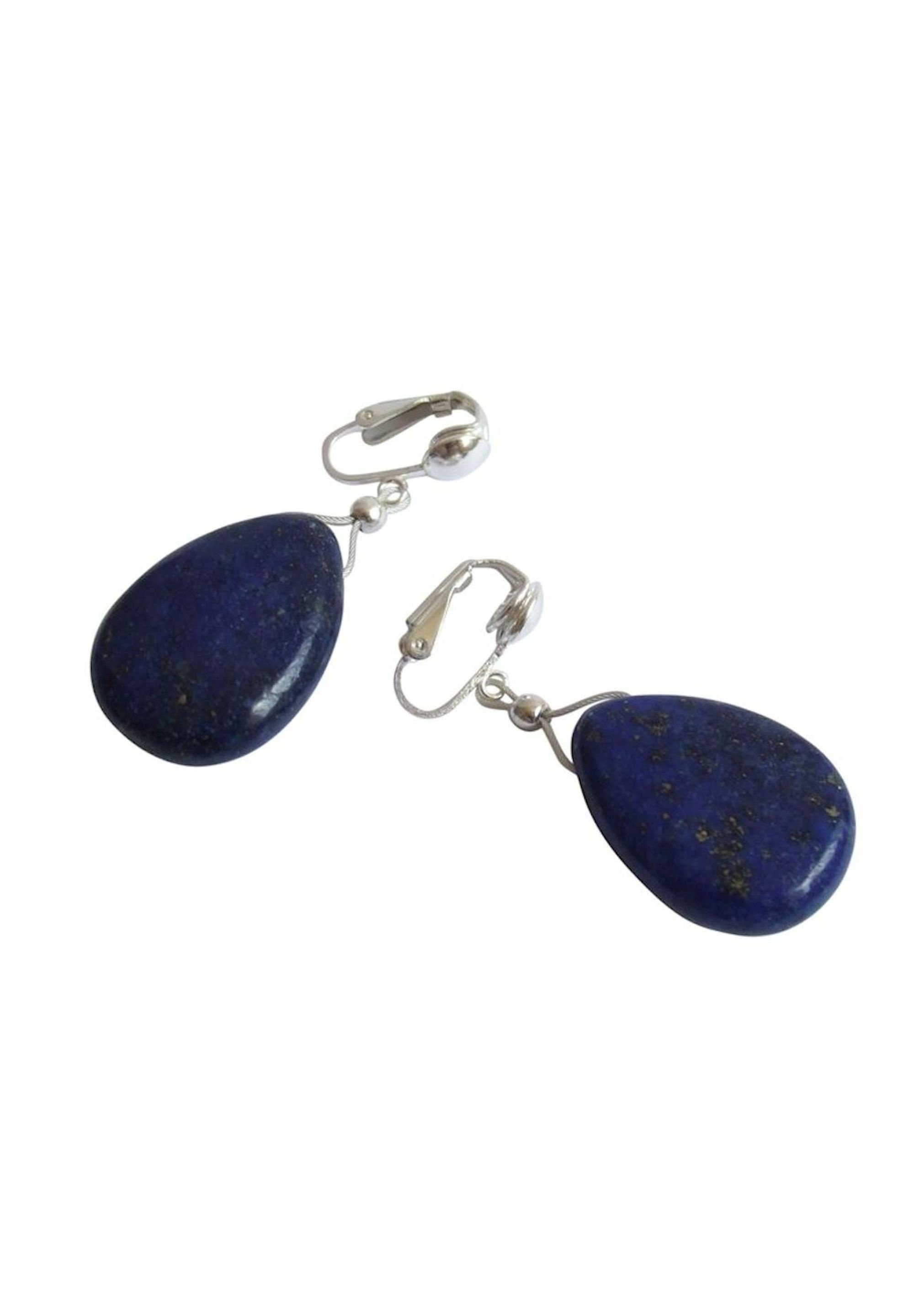 Gemshine Paar Ohrclips Lapis Lazuli - günstig online kaufen