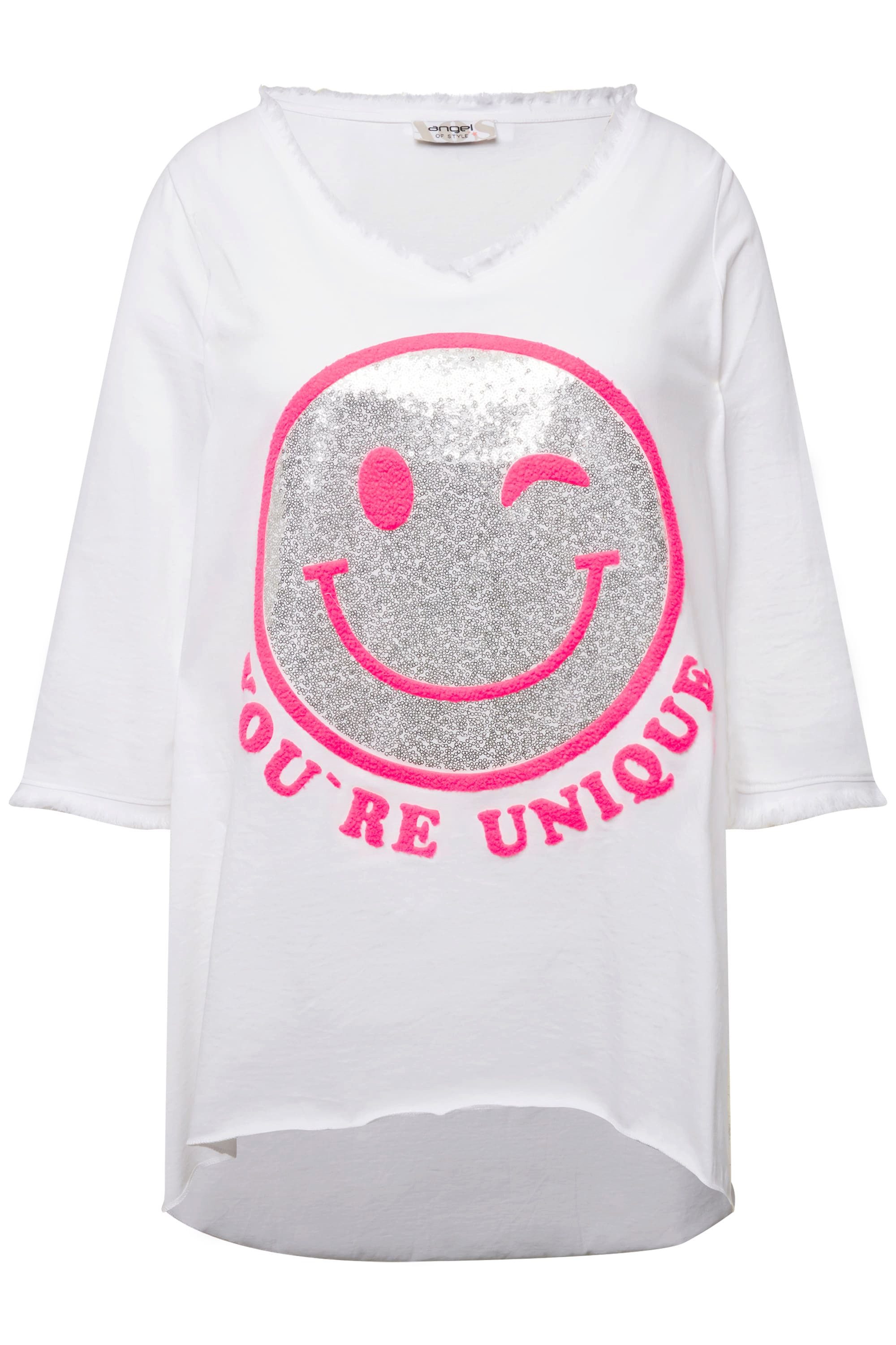 Angel of Style Longshirt Longshirt Smiley günstig online kaufen
