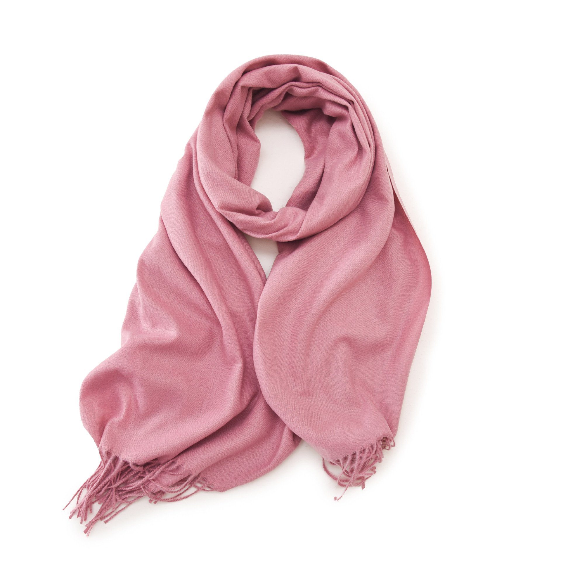 XDeer Modeschal Damen Schal,kuschelweich,Winter Schal Poncho Qualität,Neuer Stil, Damen Halstuch Geschenk für Frauen in verschiedenen Farben pink