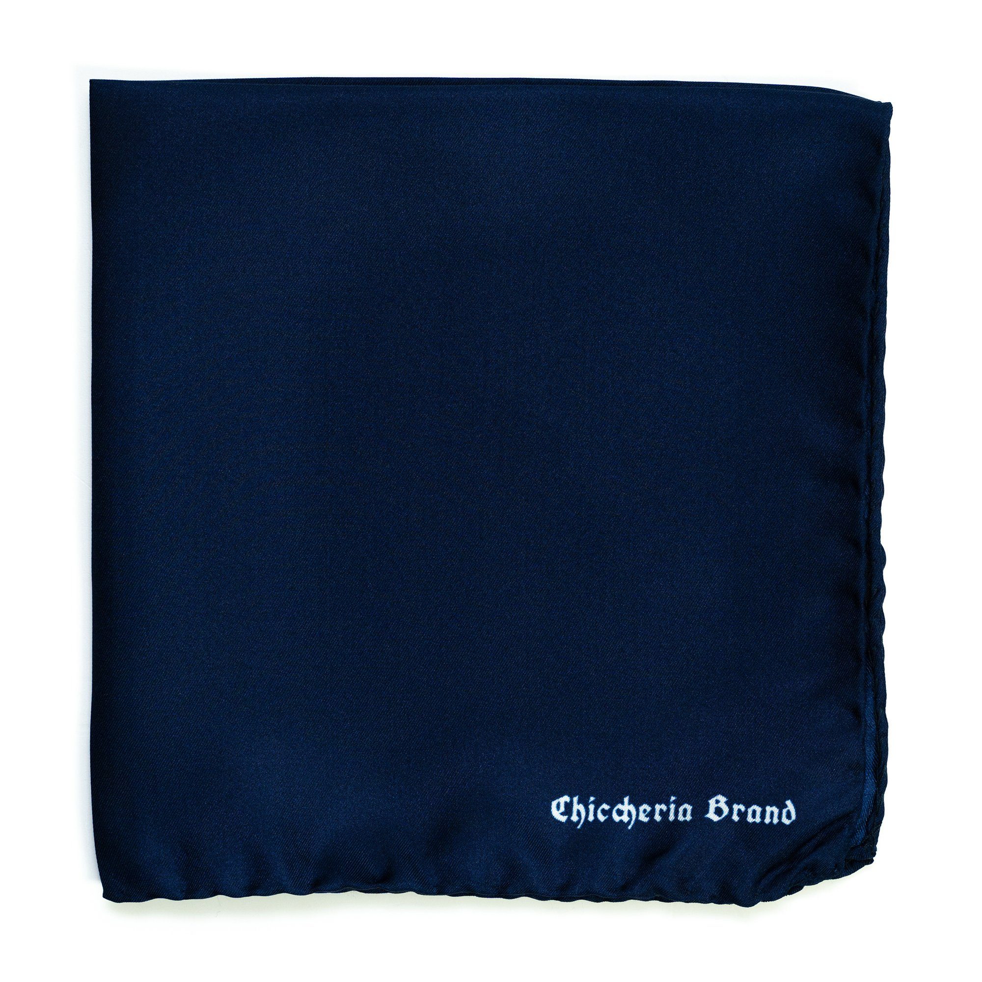 Chiccheria Brand Einstecktuch COLOR, Made in Italy, 100% Seide