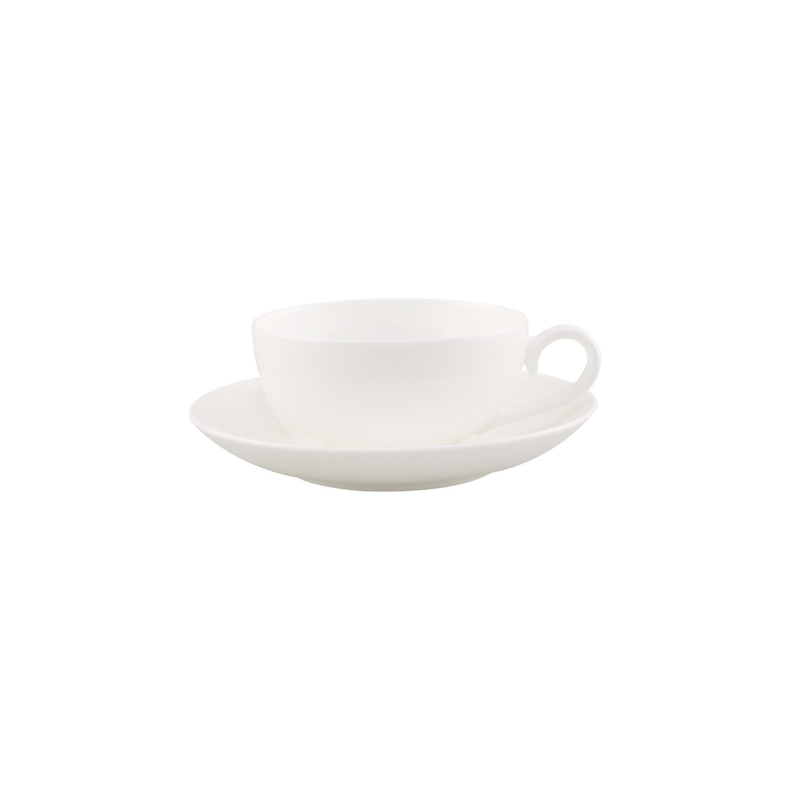 Villeroy & Boch Tasse Royal Teetasse mit Untertasse 120 ml, 2-tlg., Porzellan