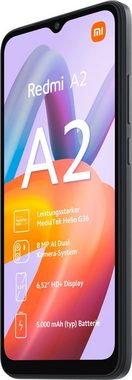 Xiaomi Redmi A2 2GB+32GB Smartphone (16,6 cm/6,52 Zoll, 32 GB Speicherplatz, 8 MP Kamera)