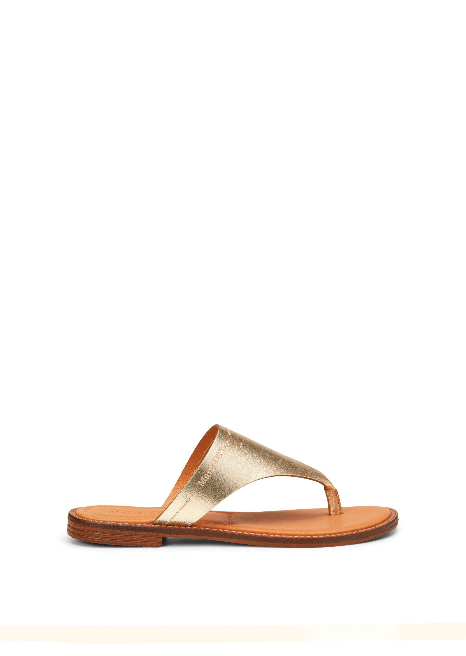 Marc O'Polo mit Champagner-Metallic-Glanz Sandale günstig online kaufen