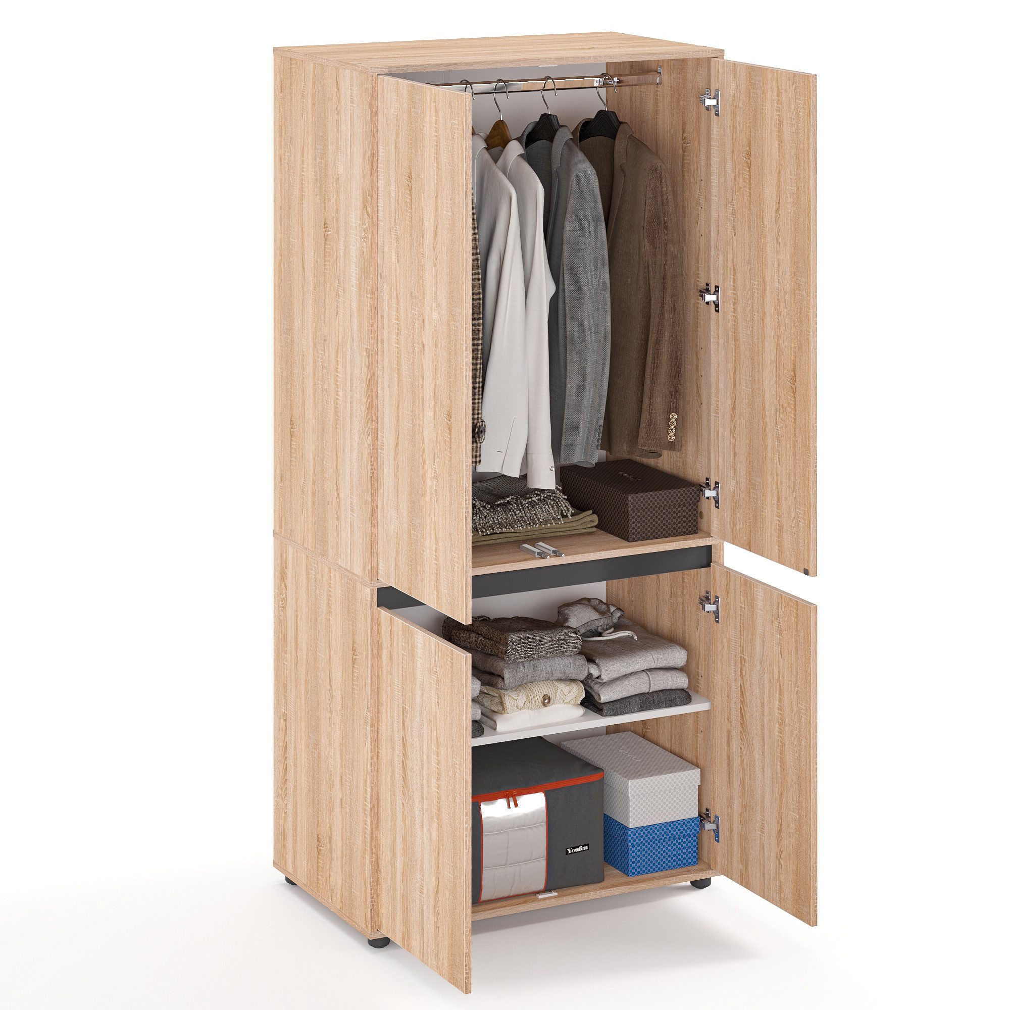 KOMTO Garderobenschrank CUBE 60-90 cm Mit günstig online kaufen