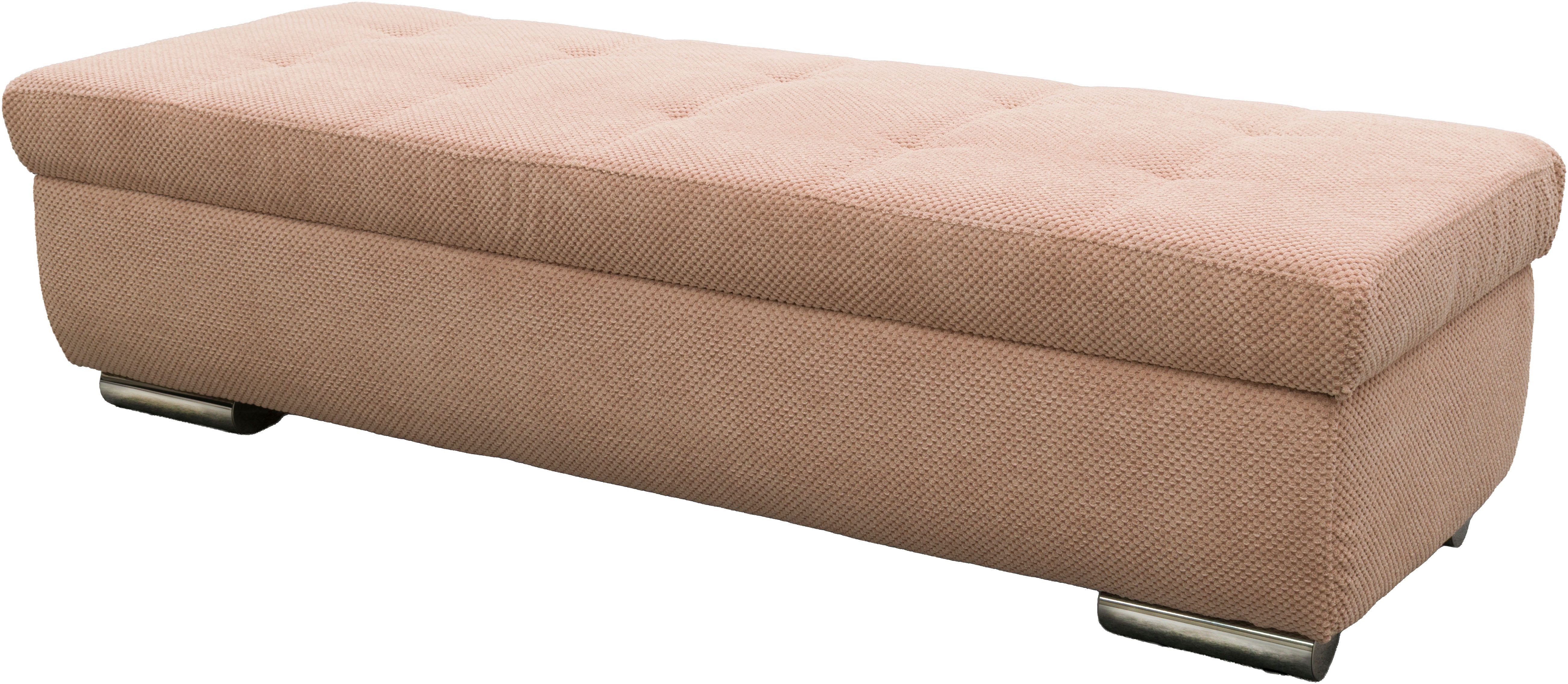 OTTO home Hocker Tornby 161 cm breit, Großer Hocker mit Staufach
