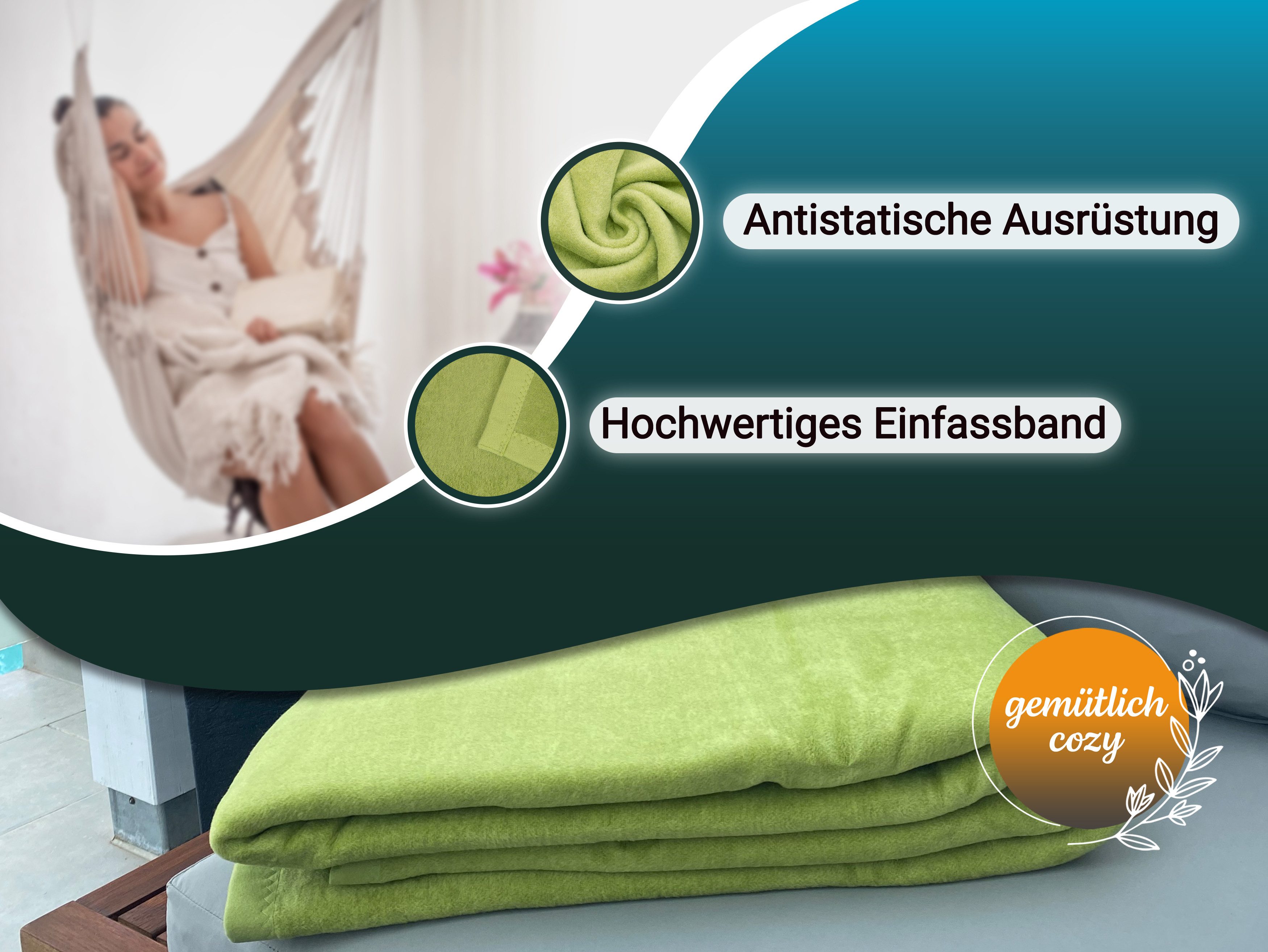 Wohndecke, ZOLLNER, antistatische Ausrüstung, 150 x günstig online kaufen
