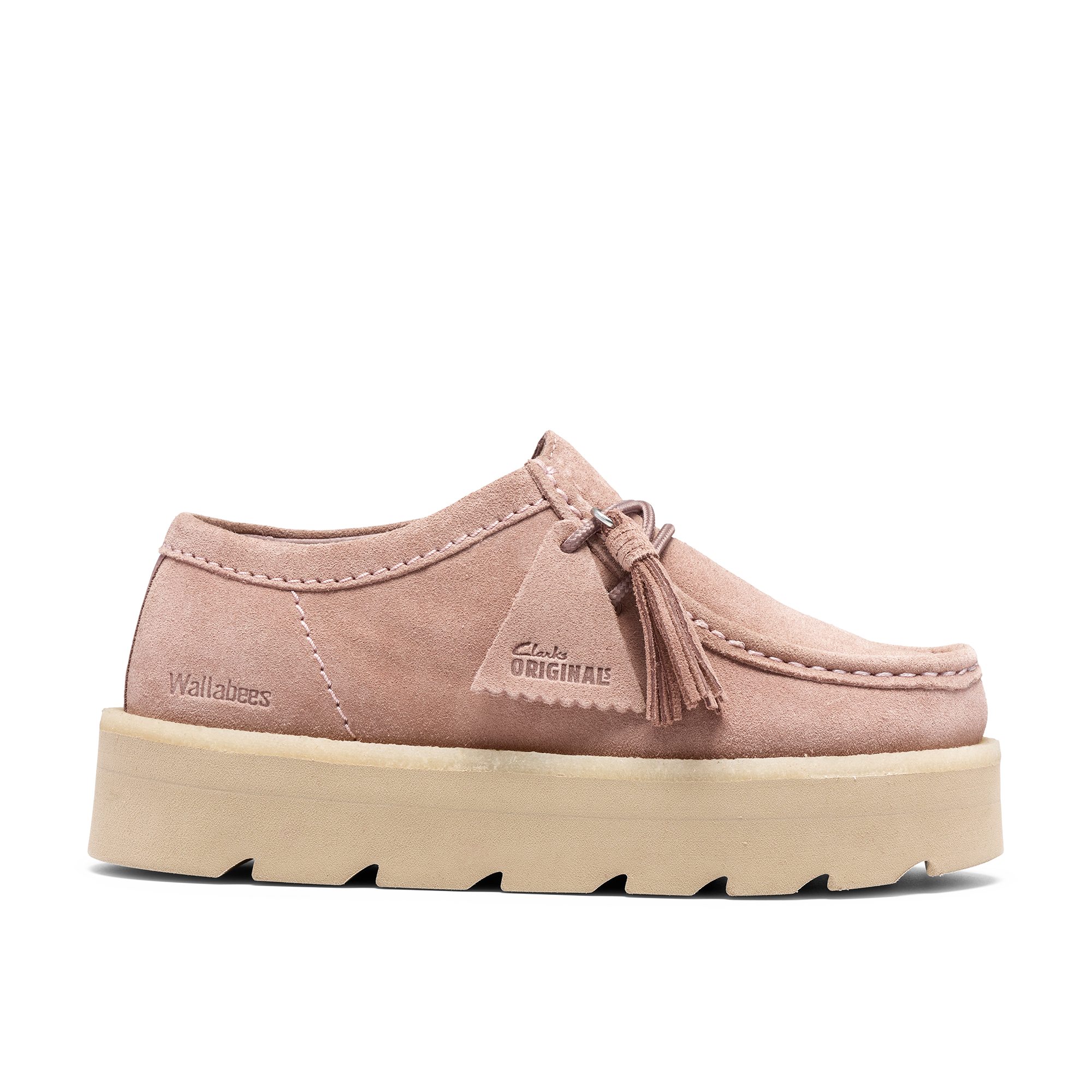 Clarks Clarks Meare Walla 26328432 4, Schnürschuhe, Rose, Damen Schnürschuh