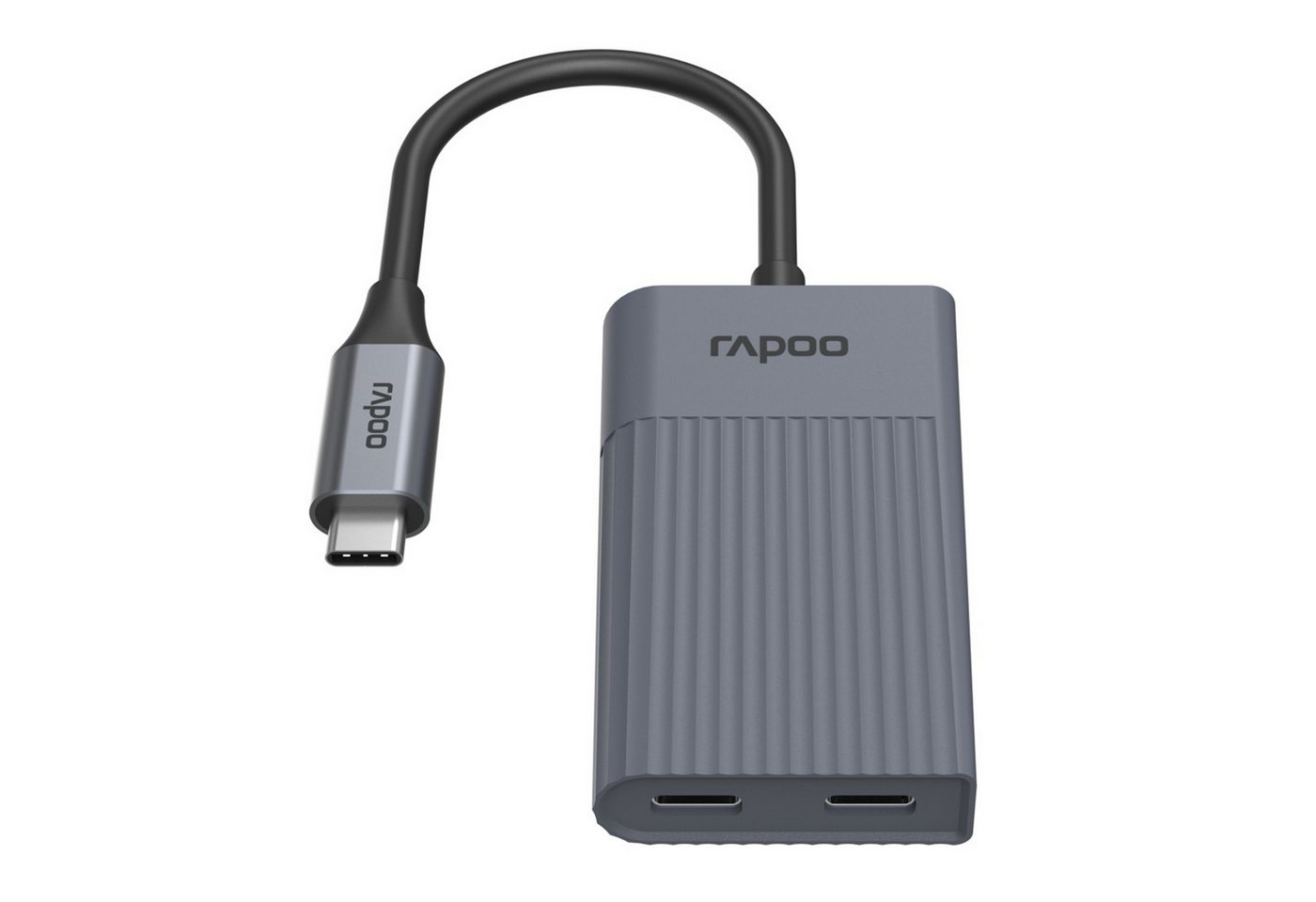 Rapoo UCH-4013, USB-C auf USB-A und -C USB-Adapter USB-A-/USB-C-Stecker zu USB-C, 15 cm