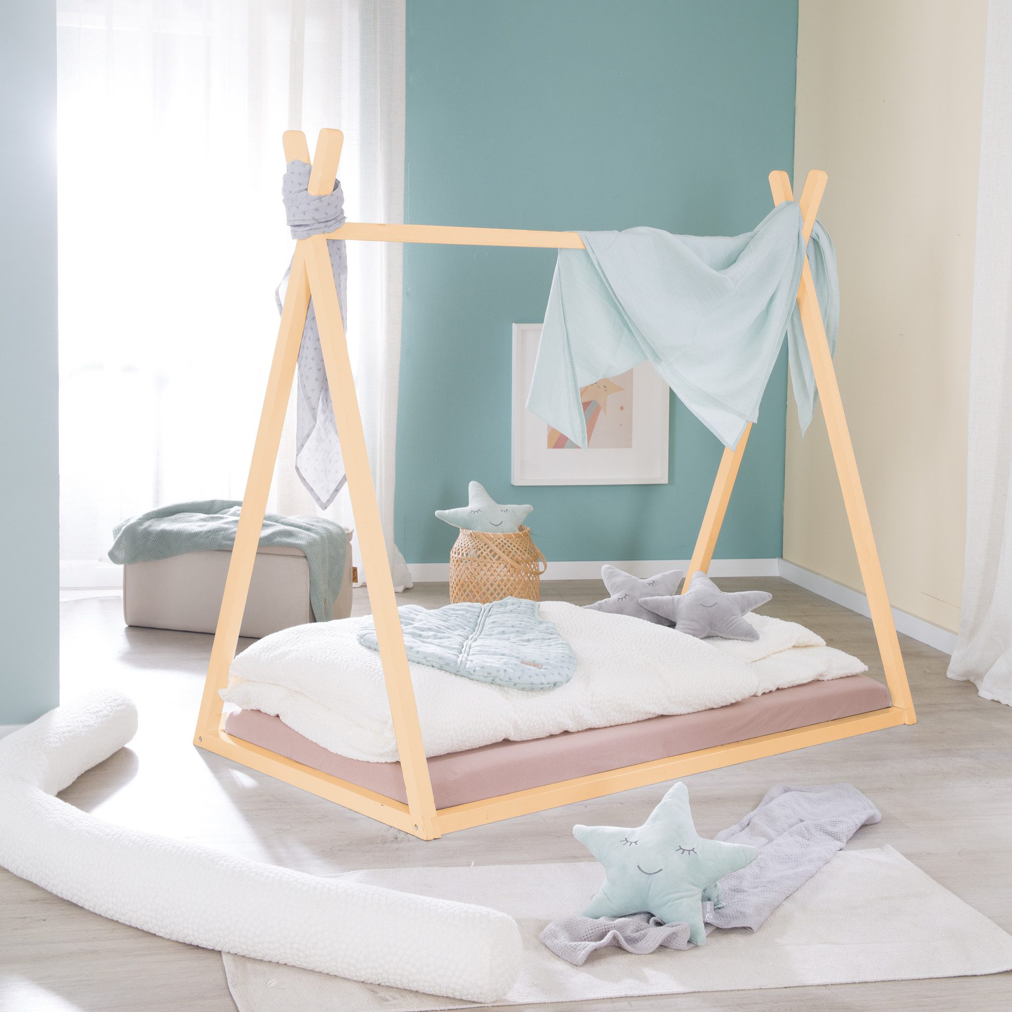 roba® Kinderbett Hausbett - nach Montessori günstig online kaufen