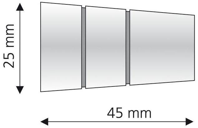 Gardinenstangen-Endstück Concav, Liedeco, Gardinen, (Set, 2-St), für  Gardinenstangen Ø 16 mm