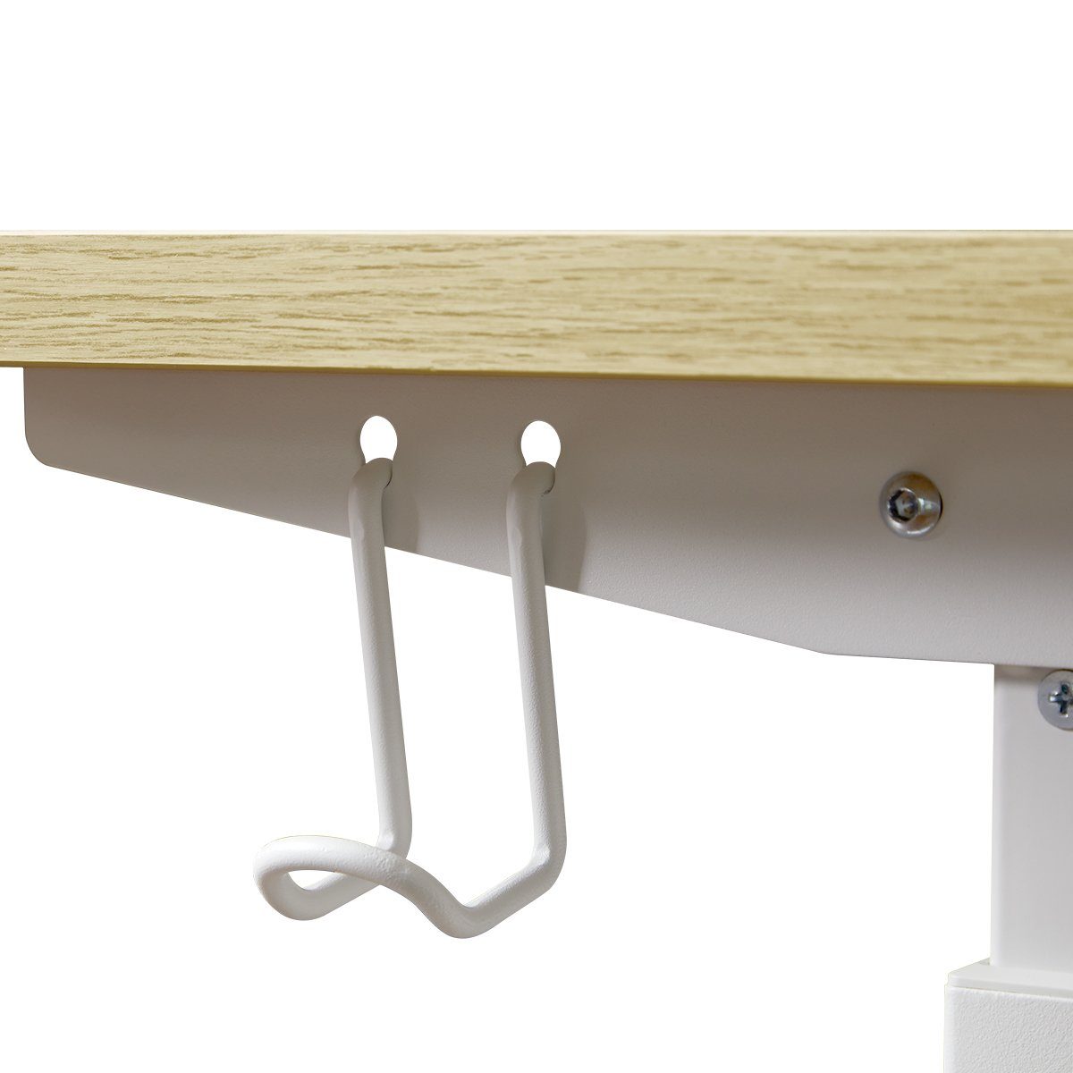 KOWO Schreibtisch Schreibtisch Höhenverstellbar Magnettafel, Lochplatte, mit (2-St), Memory mit Schublade, Hub Funktion C Elektrisch 120cm Bürotisch USB Arbeitstisch