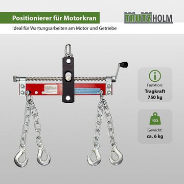 TRUTZHOLM Werkzeugset Balancierer Positionierer für Motorkran Kran Werkstattkran Hebekran, (Set)