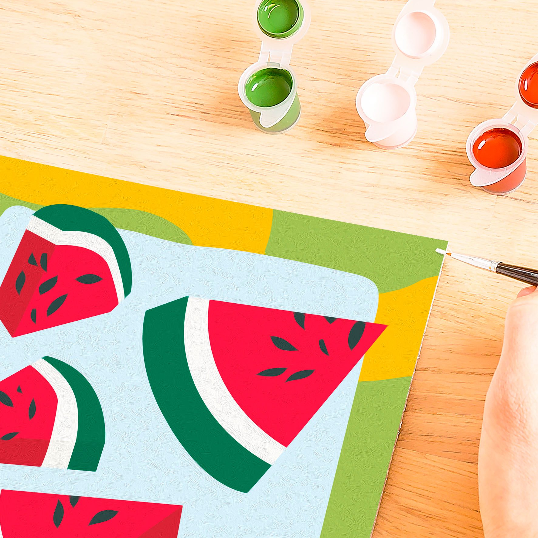 Ravensburger Malen nach Zahlen CreArt, Melonen, für Erwachsene; Made in Europe