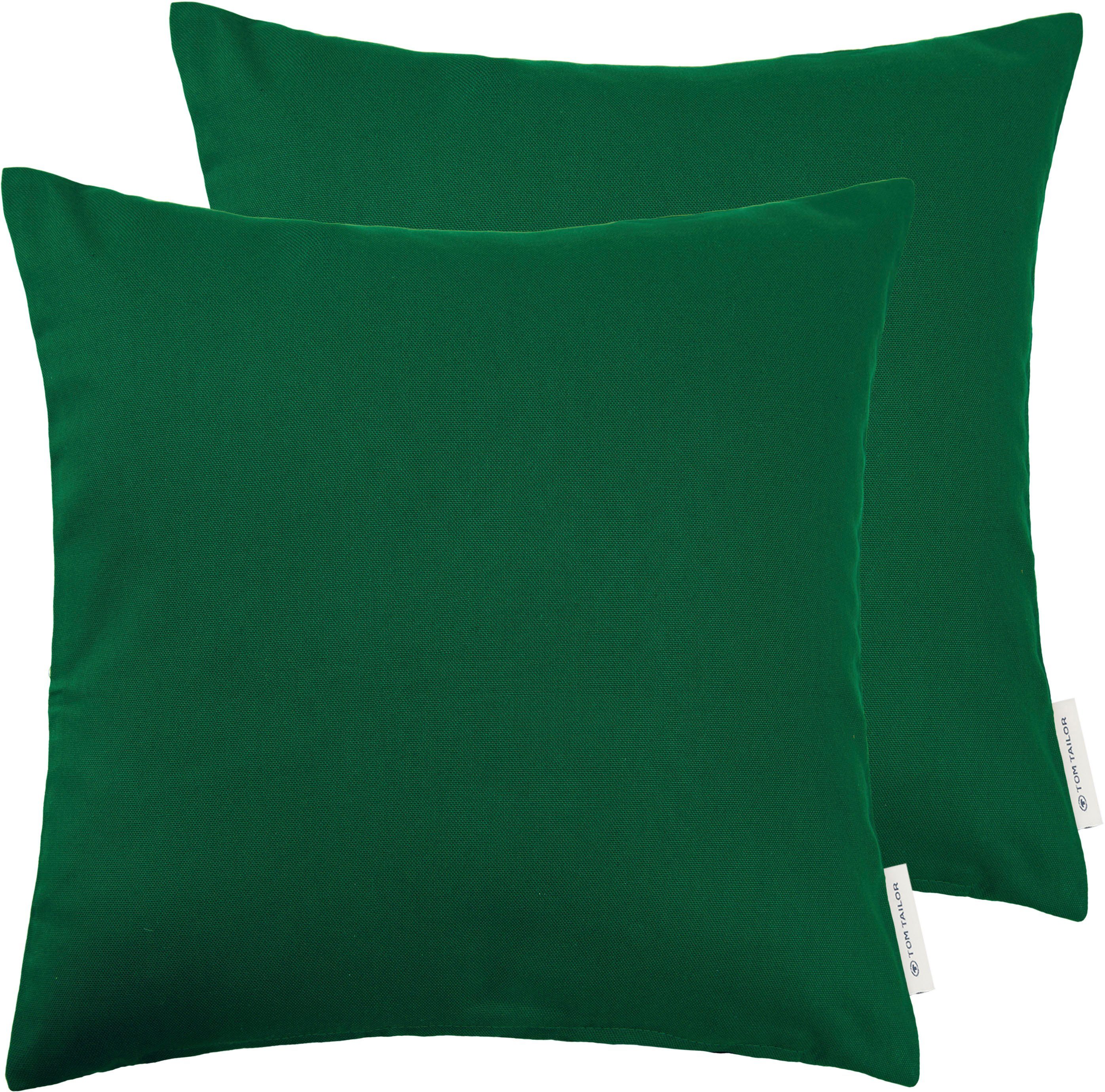 TOM TAILOR HOME Dekokissen Dove, unifarben, Kissenhüllen ohne Füllung, 2er günstig online kaufen