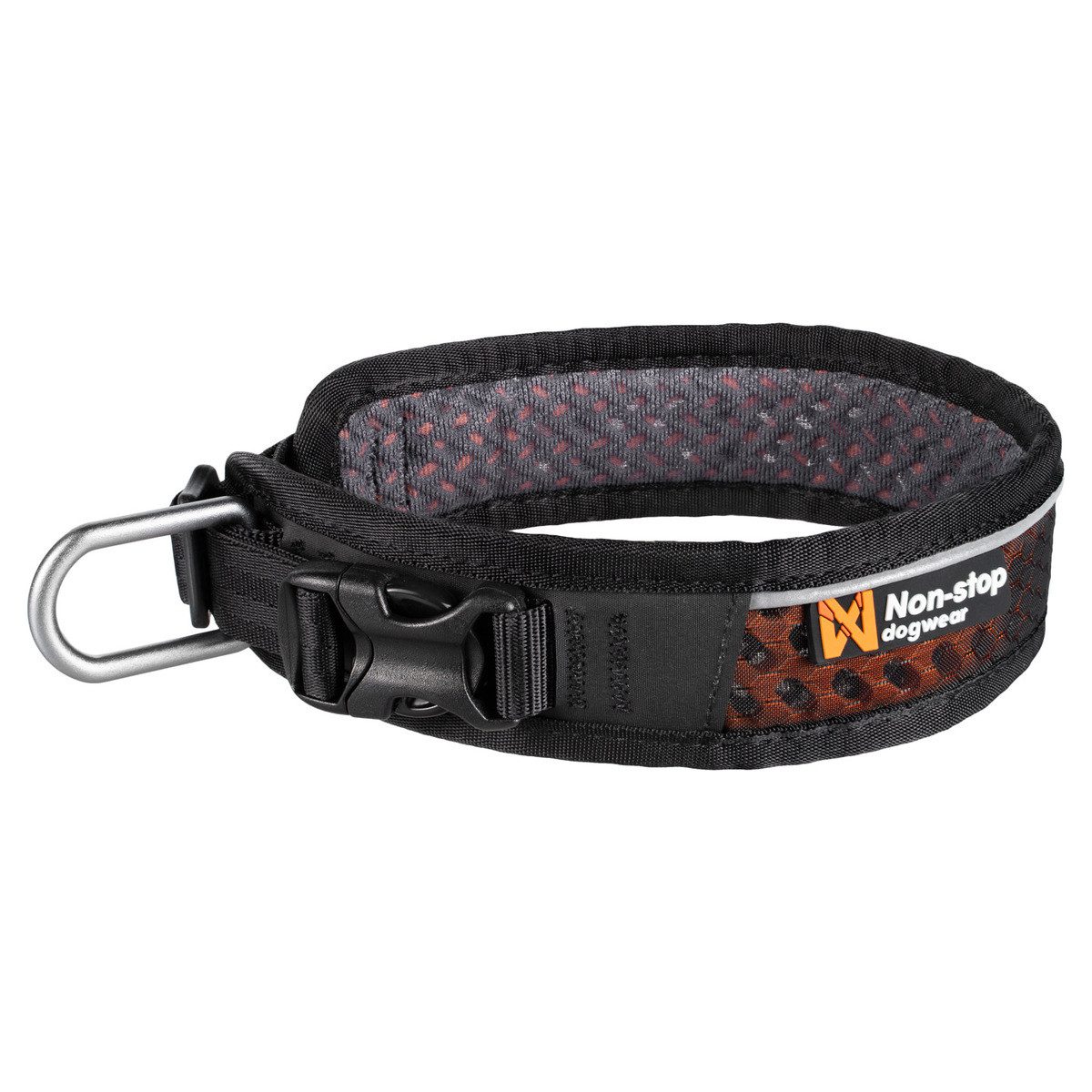 Non-stop dogwear Hunde-Halsband Hundehalsband Rock Adjustable Collar schwarz
