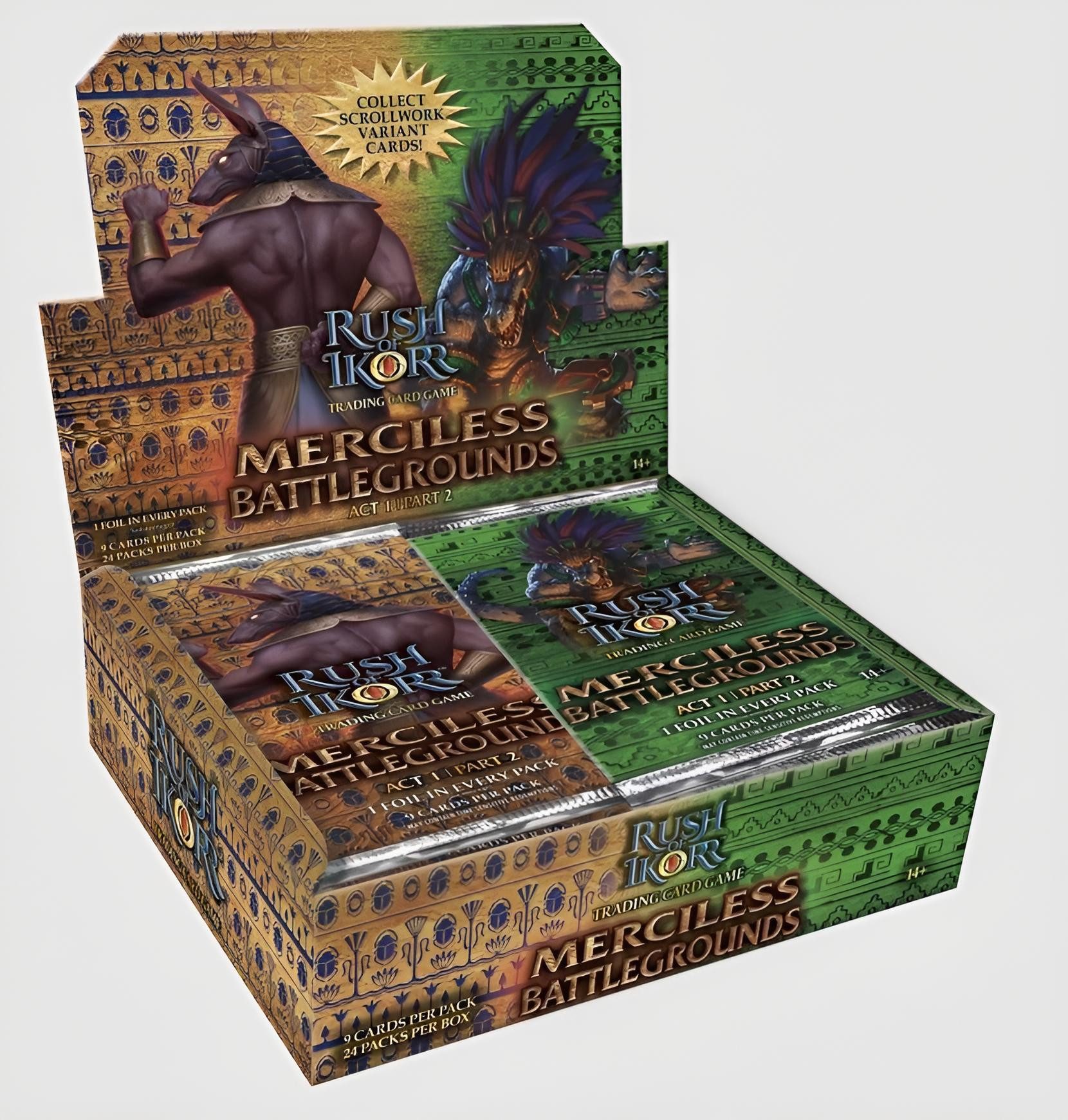 Upper Deck Sammelkarte Rush of Ikorr - Merciless Battlegrounds Booster Display Englisch