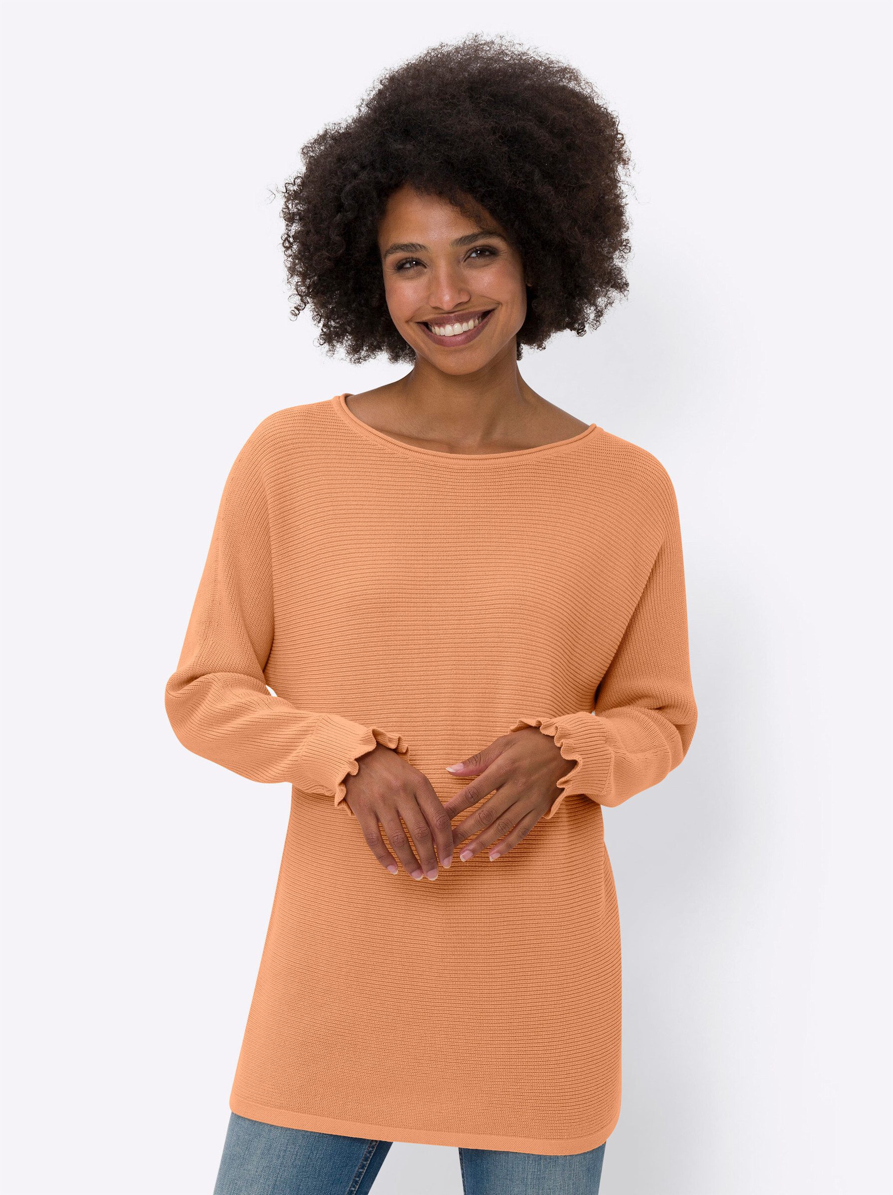 Strickpullover Rundhalspullover