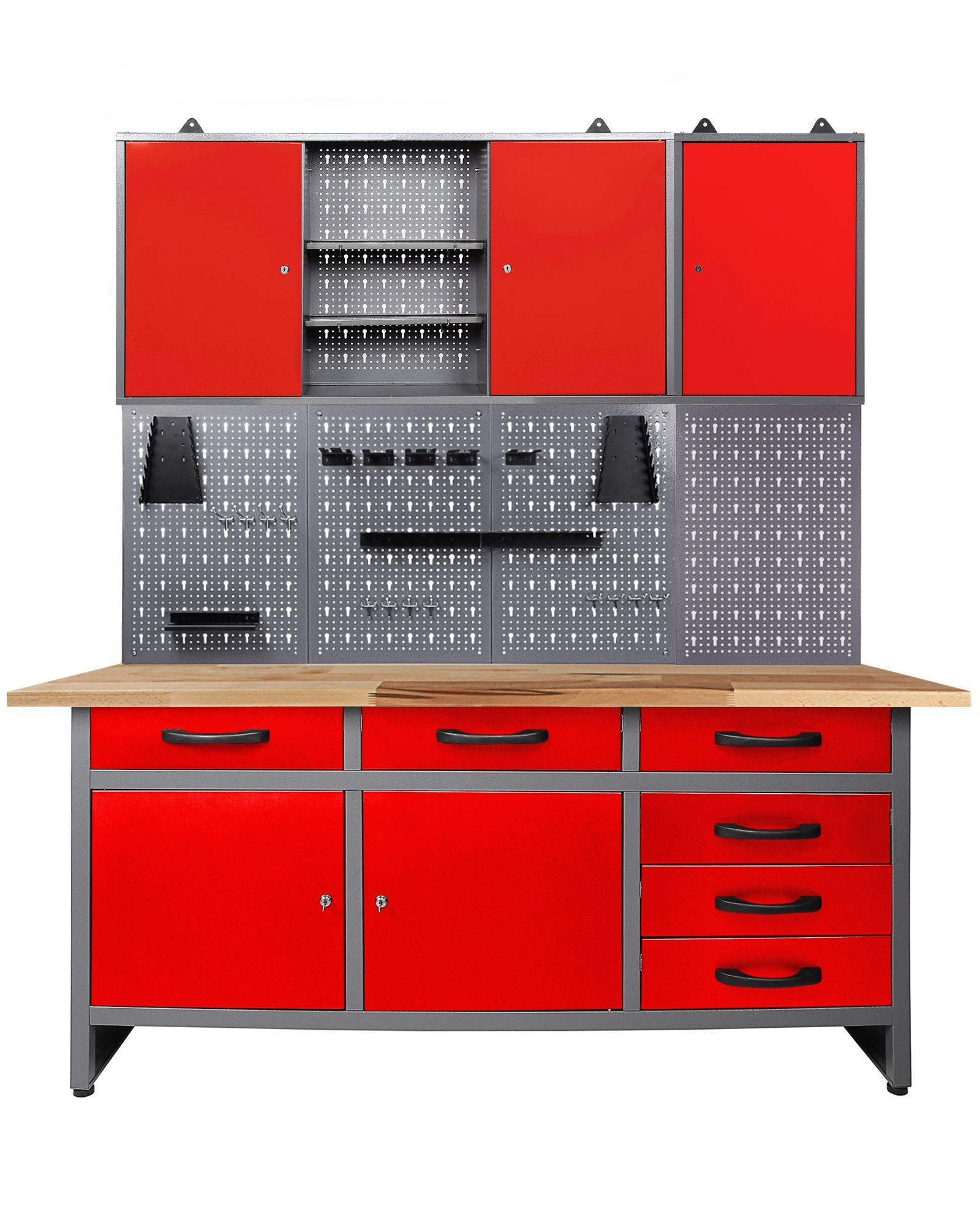 Ondis24 Werkstatt Set Klaus 120 cm 1 Schrank LED Ondis24 Werkstatt Set Klaus 120 cm 1 Schrank LED