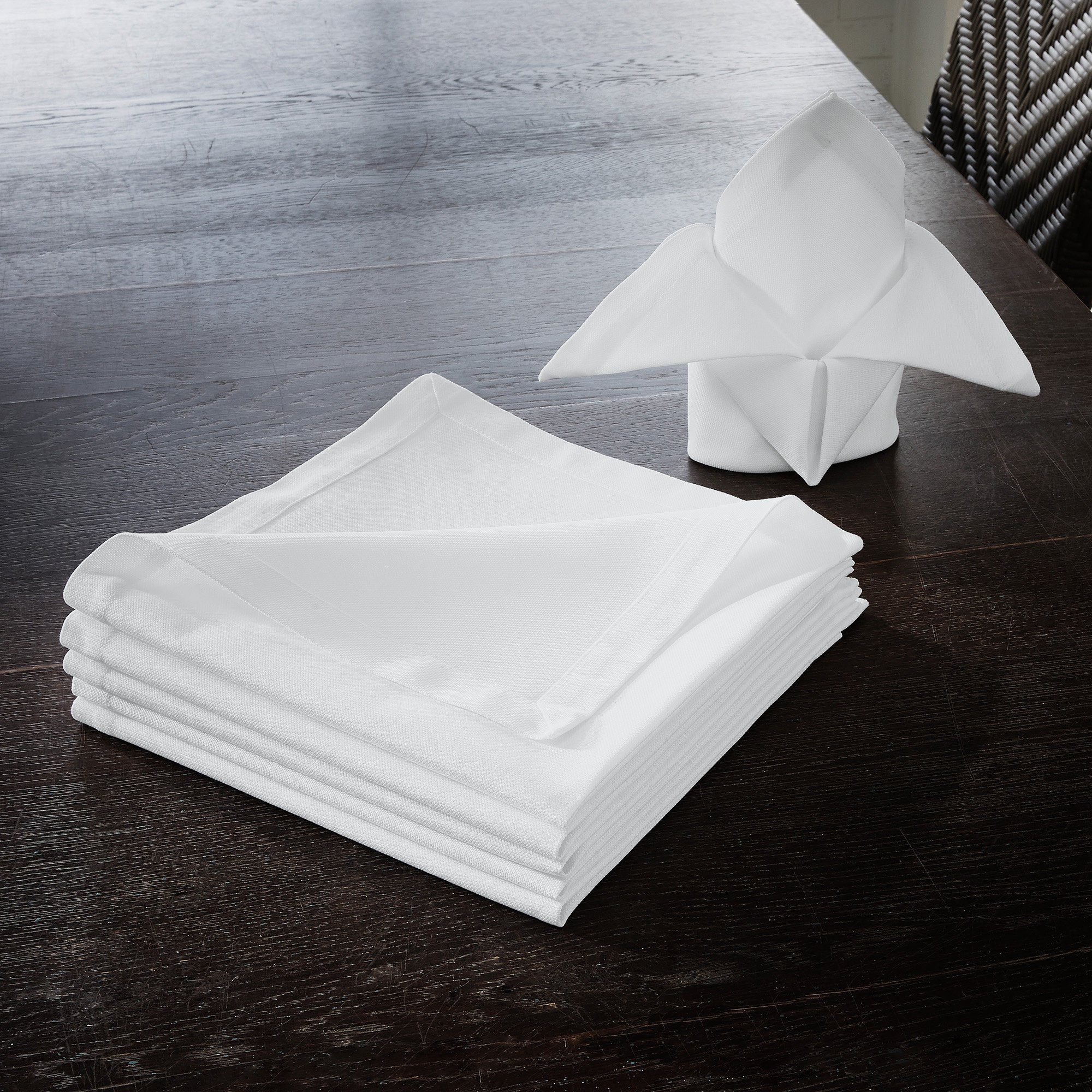 Erwin Müller Stoffserviette Serviette 6er-Pack, Baumwolle Uni