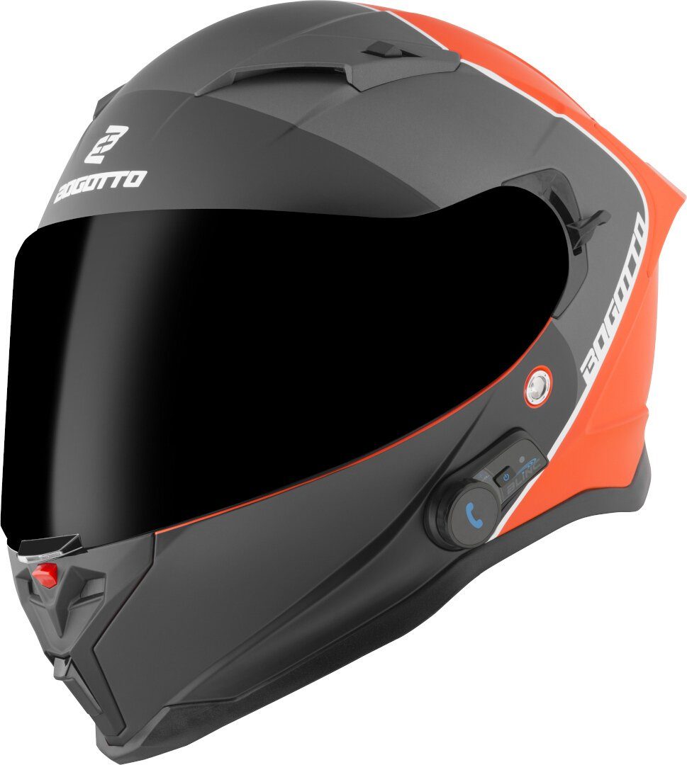 schwarz matt/orange
